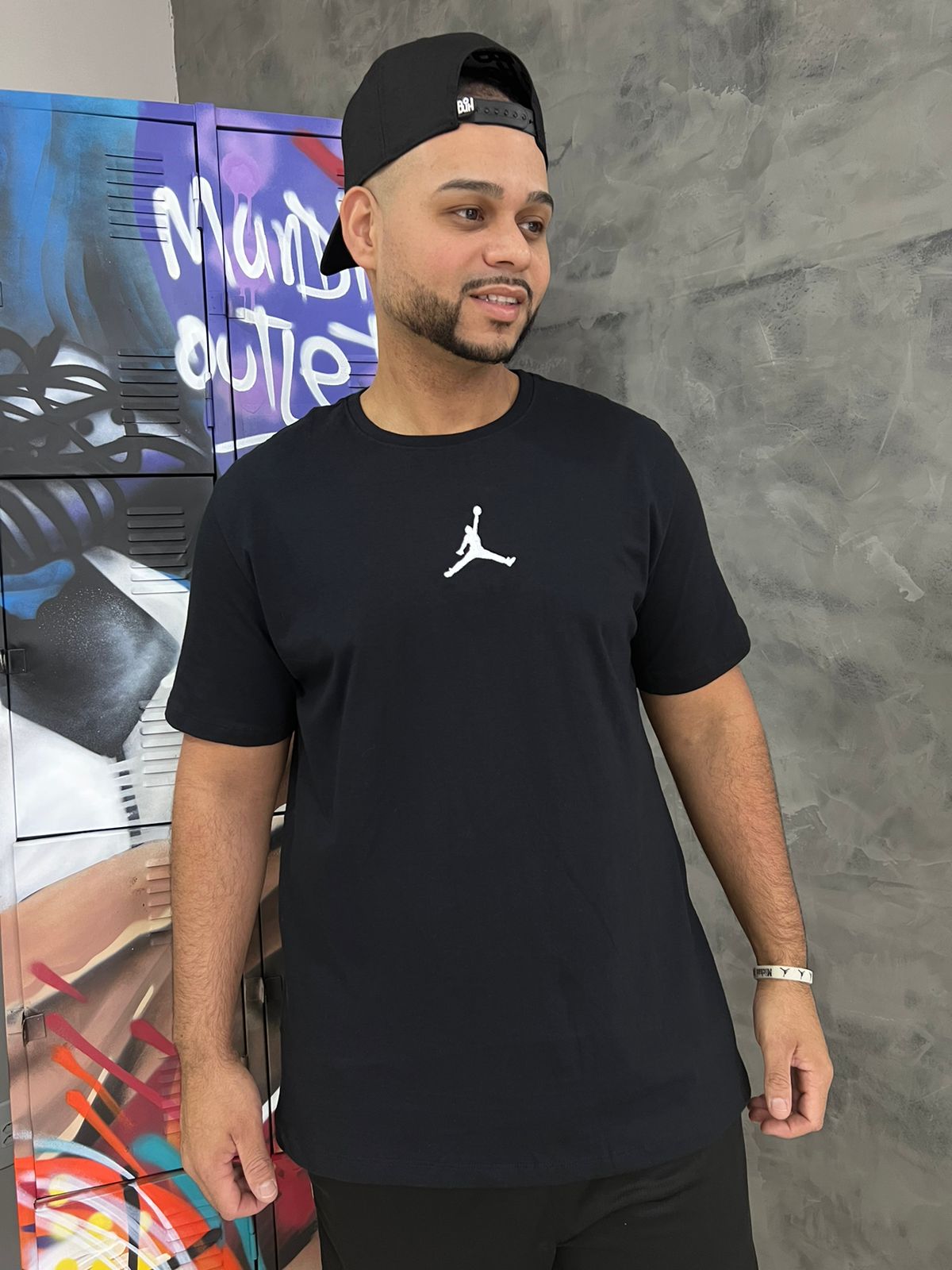 Camiseta Jodan Linha Confort Jordan Preto