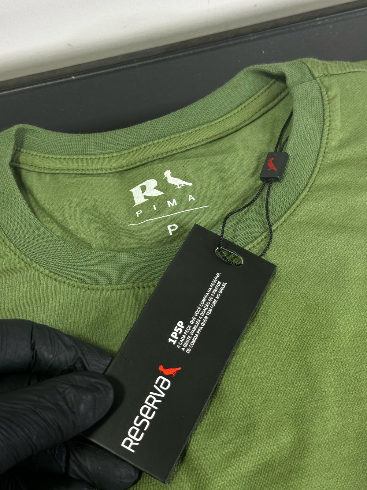 Camiseta Seda Pima Reserva Verde