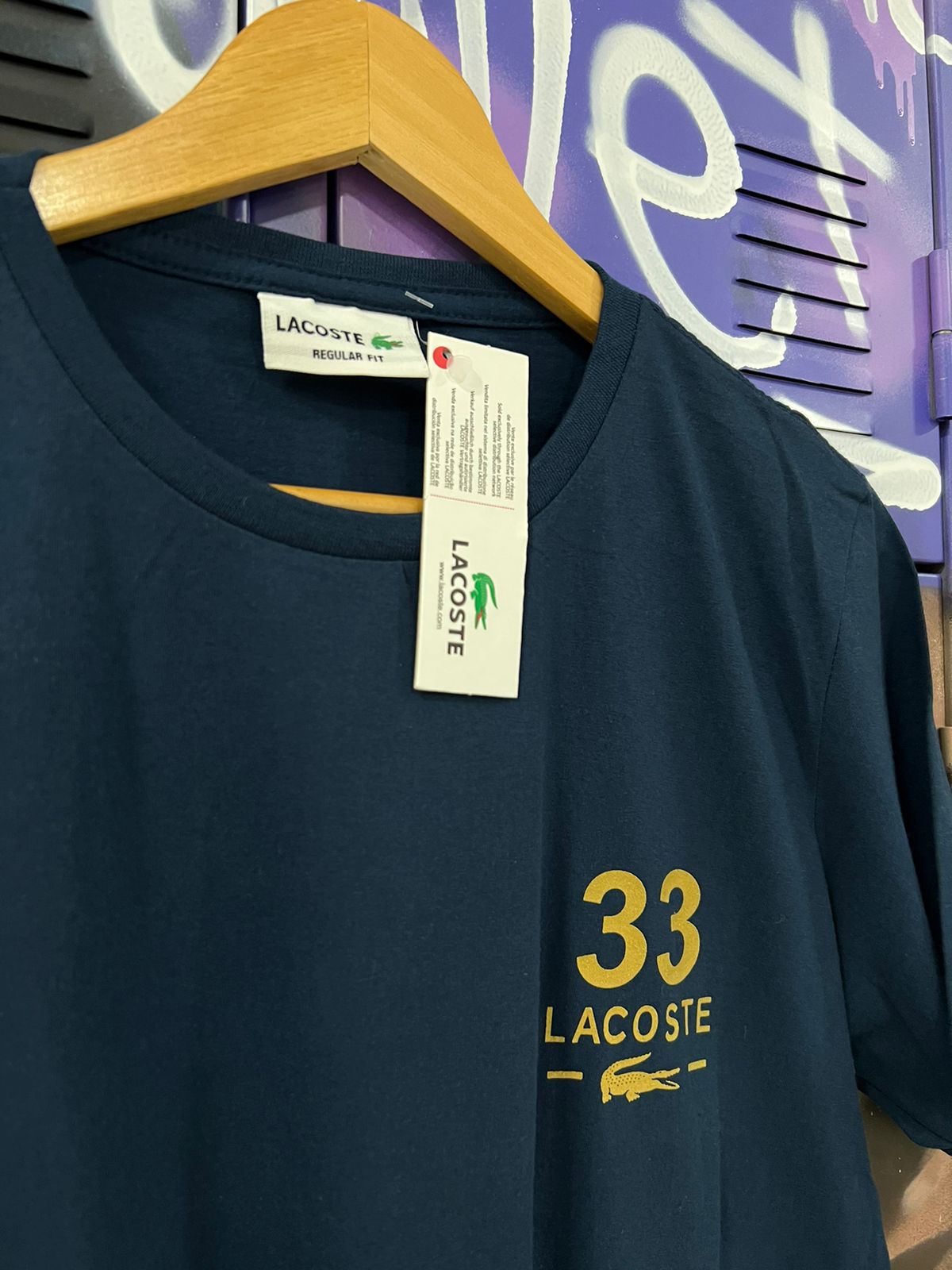 Camiseta Lacoste Azul