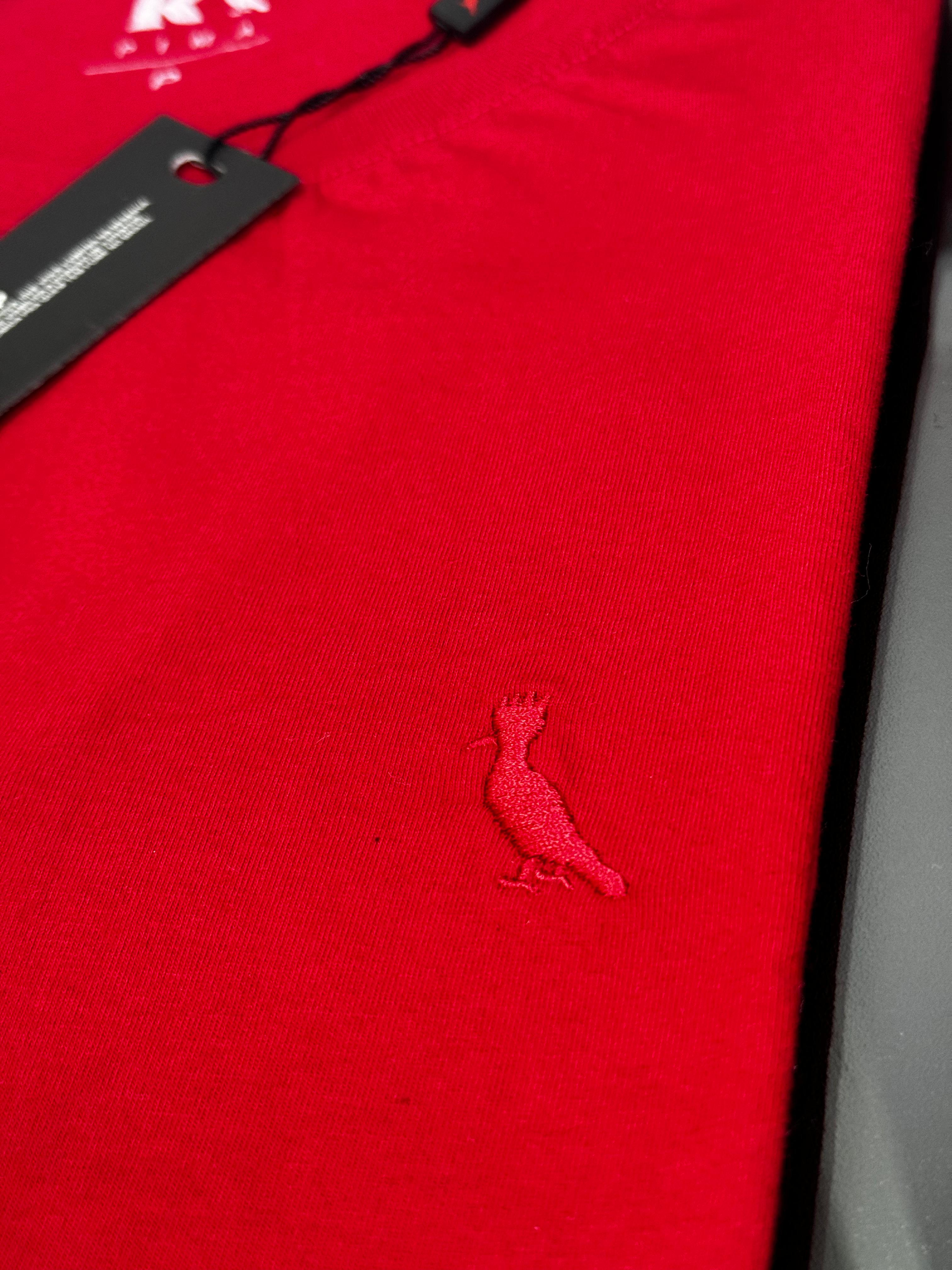 Camiseta Seda Pima Reserva Vermelha