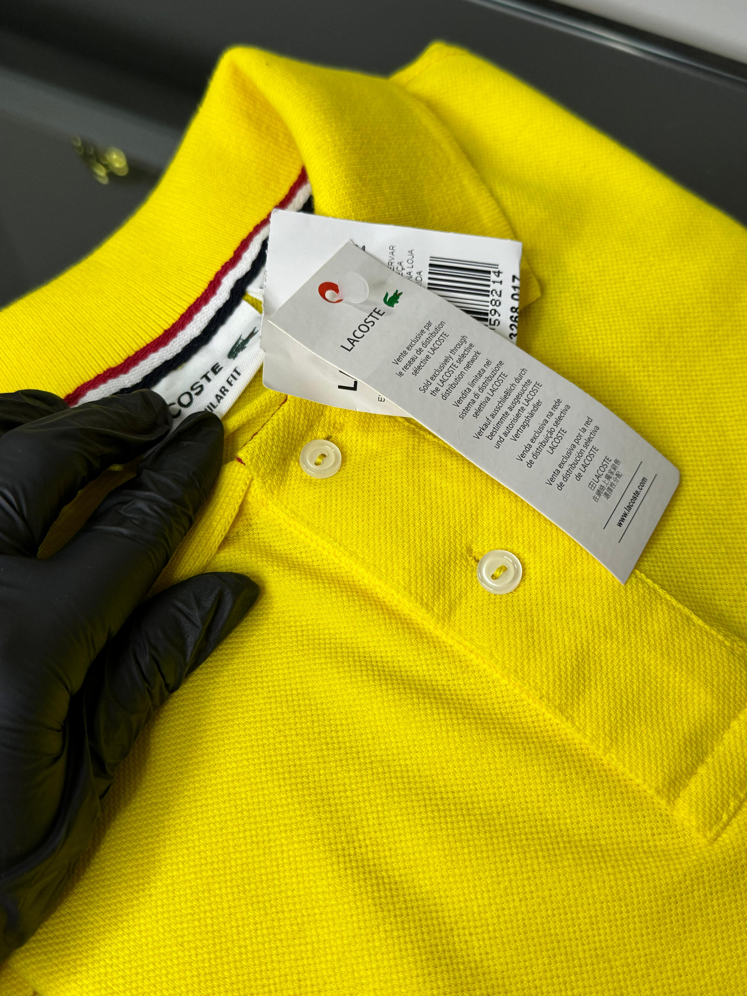 Gola Polo Lacoste Amarela