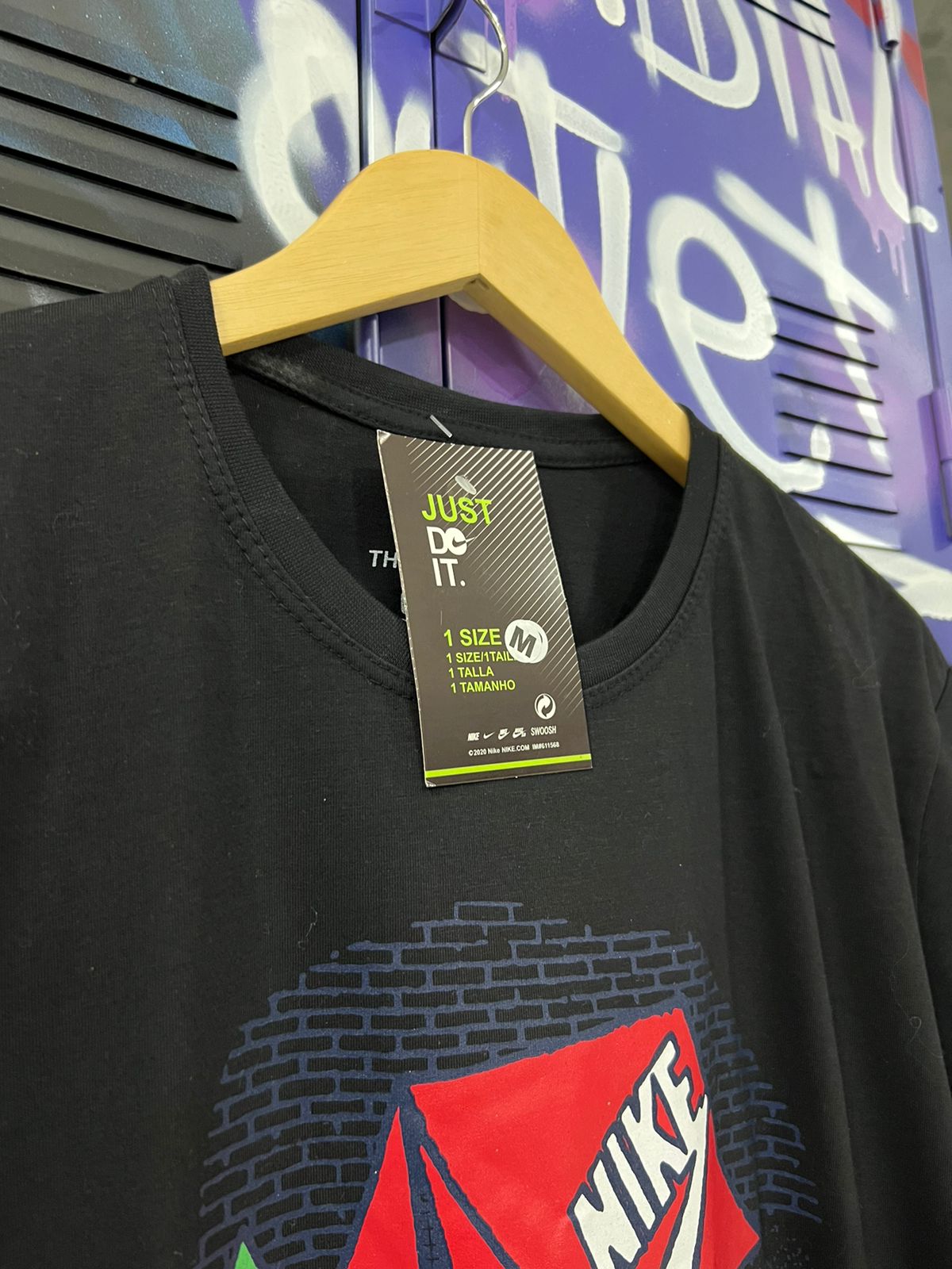 Camiseta Algodão Nike Preto