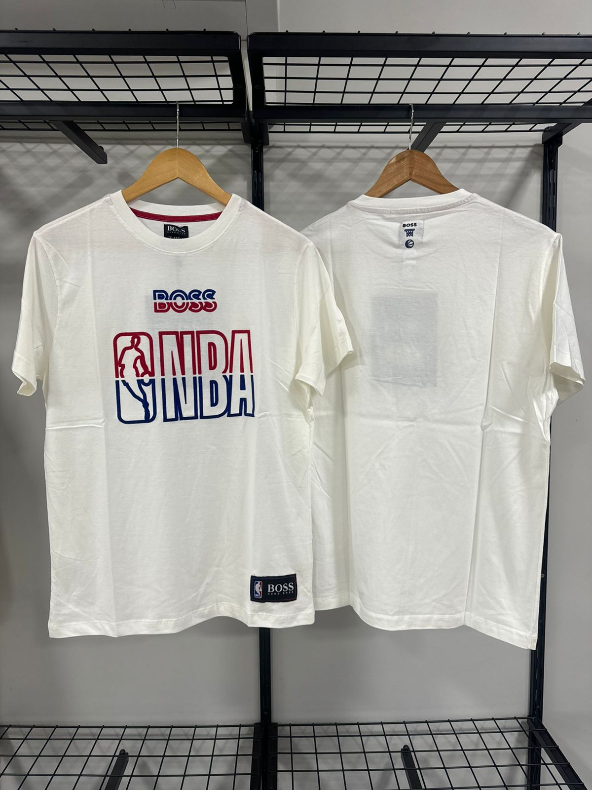 Camiseta Malha Egípcia Hugo Boss Branco