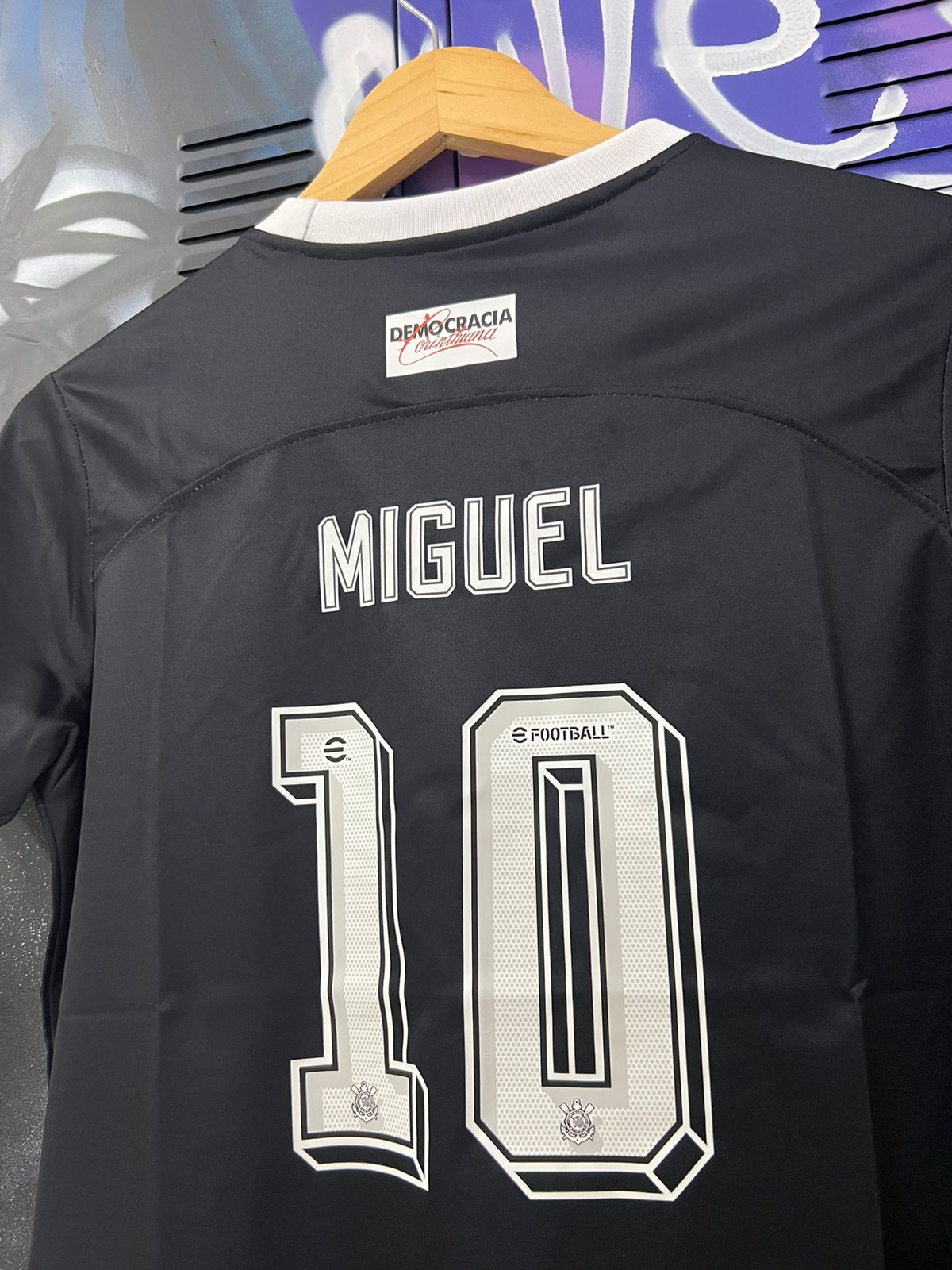 Camisa Corinthians Personalizada (Infantil) Nike Preto