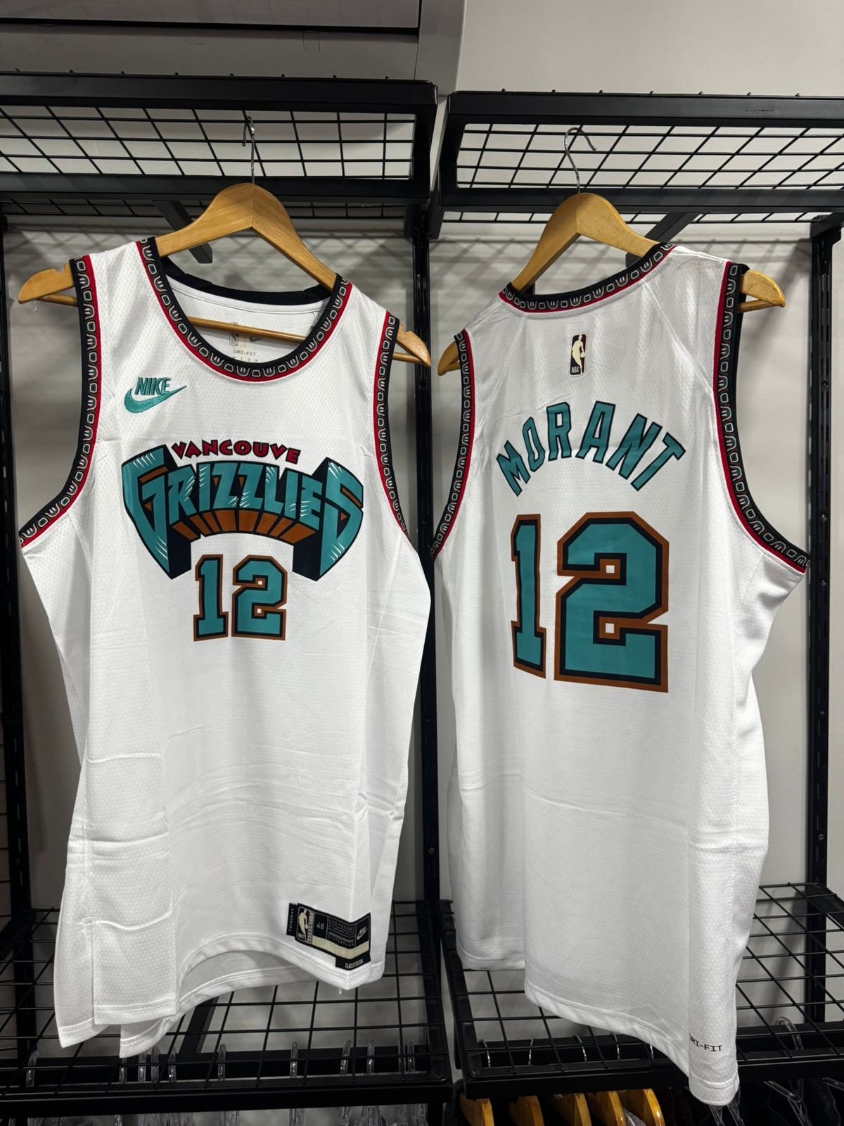 Regata NBA Memphis Grizzlies Nike Branca