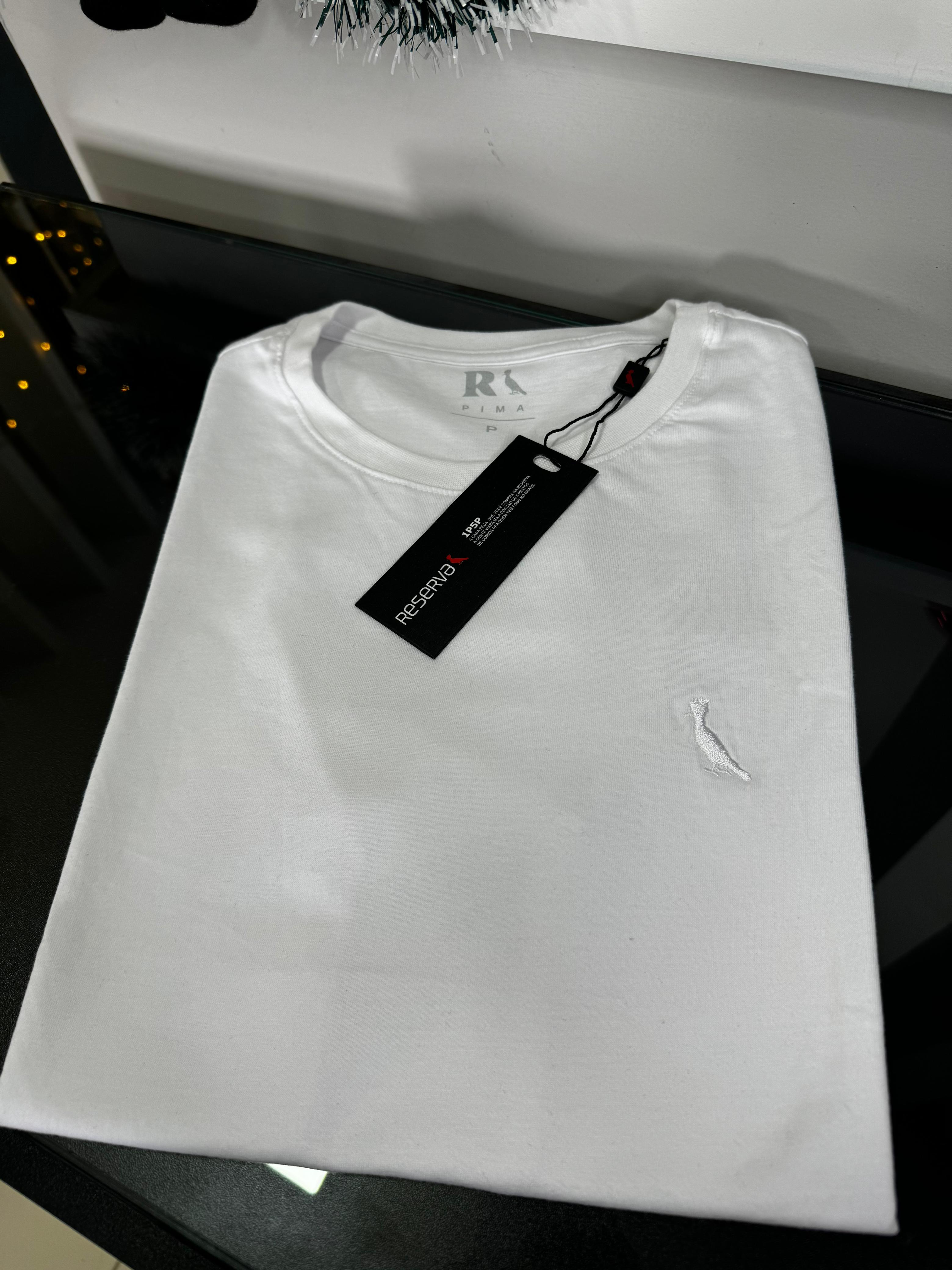 Camiseta Seda Pima Reserva Branca