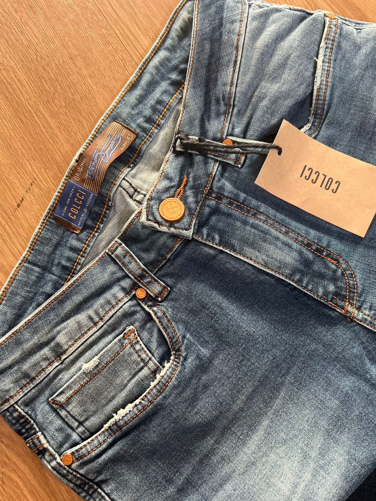 Calça jeans Colcci Azul