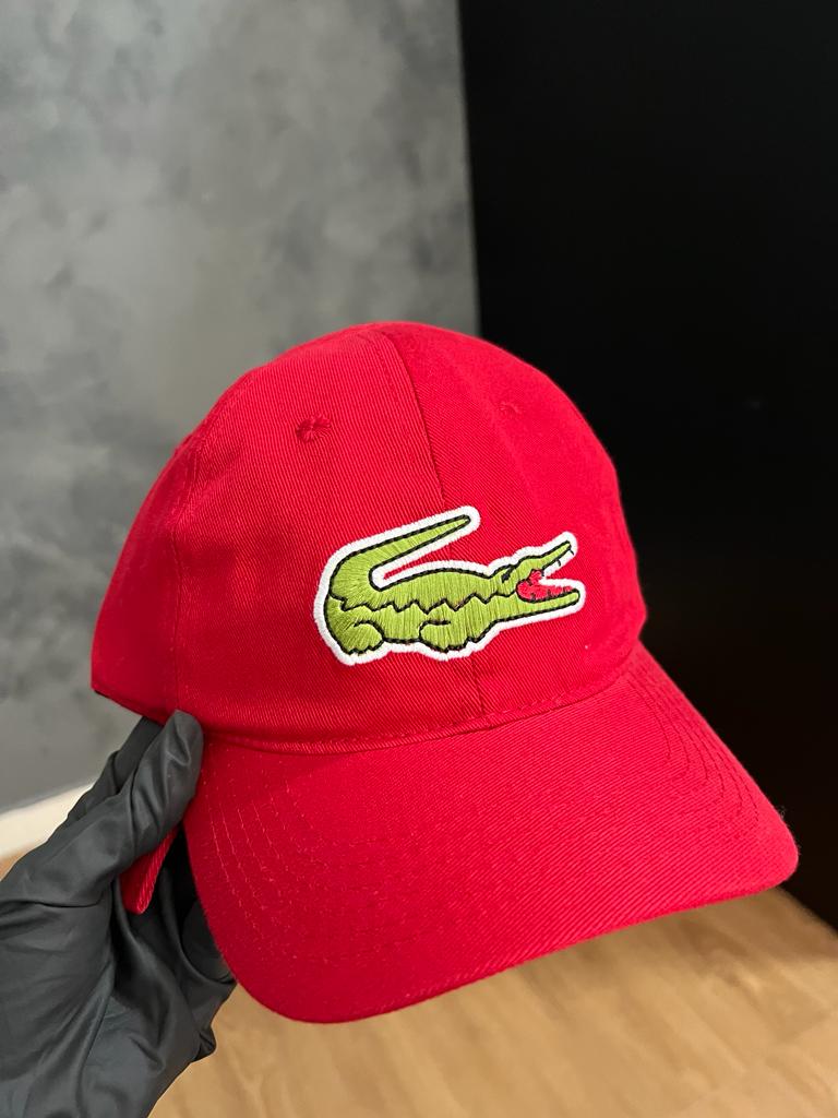 Boné Big Croc Lacoste Vermelho