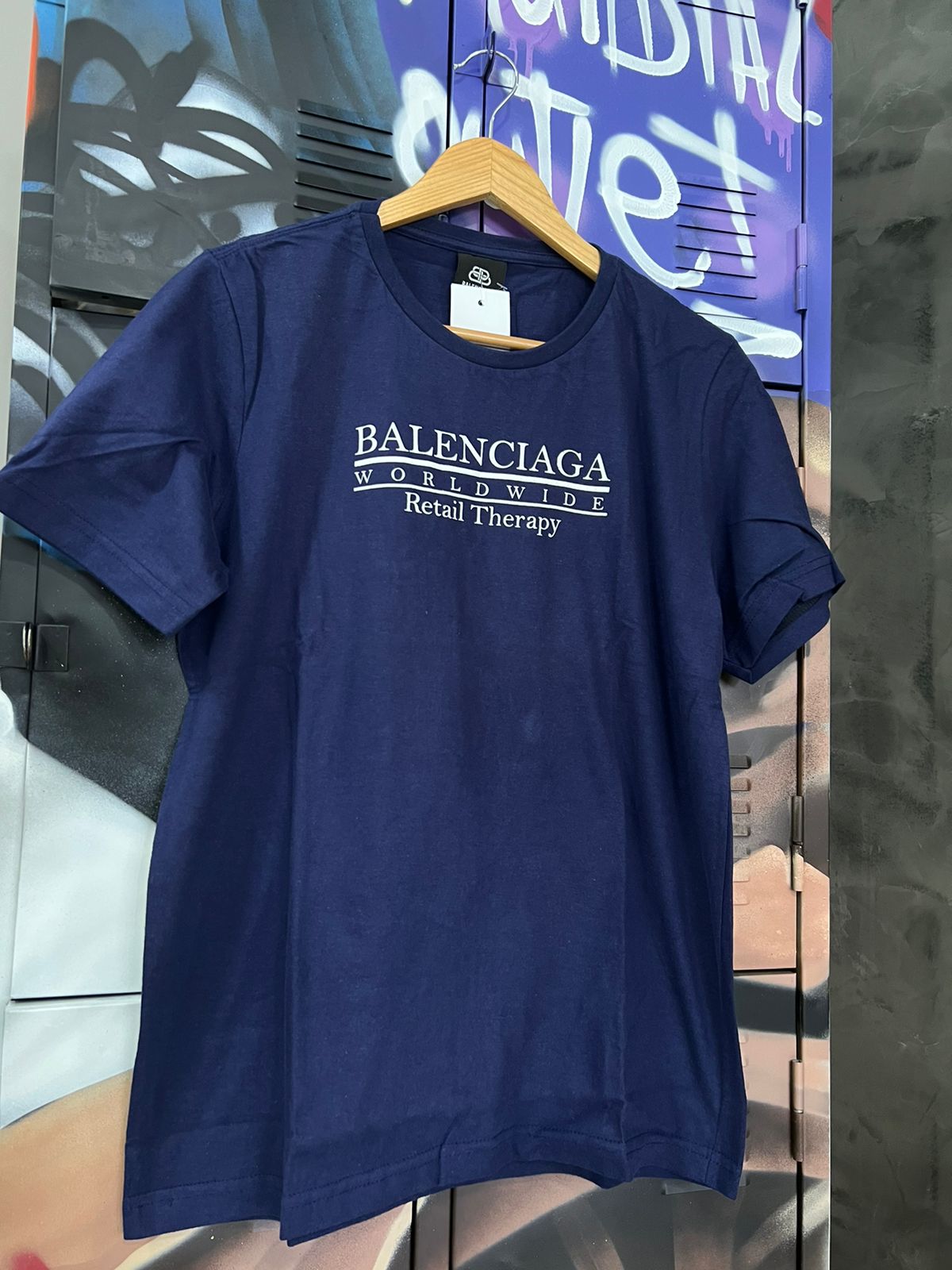 Camiseta Balenciaga Azul