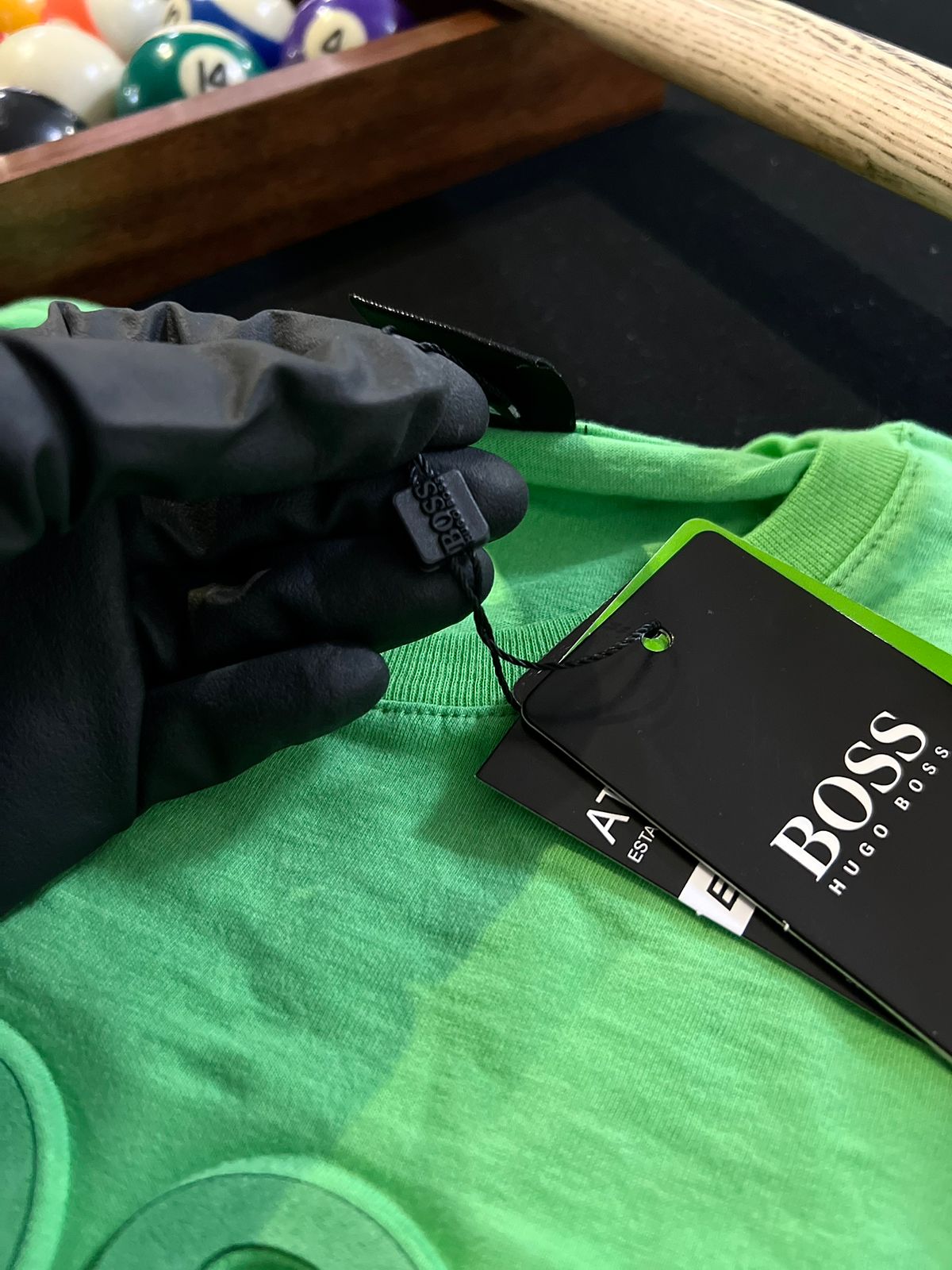 Camiseta Linha Griff Hugo Boss Verde