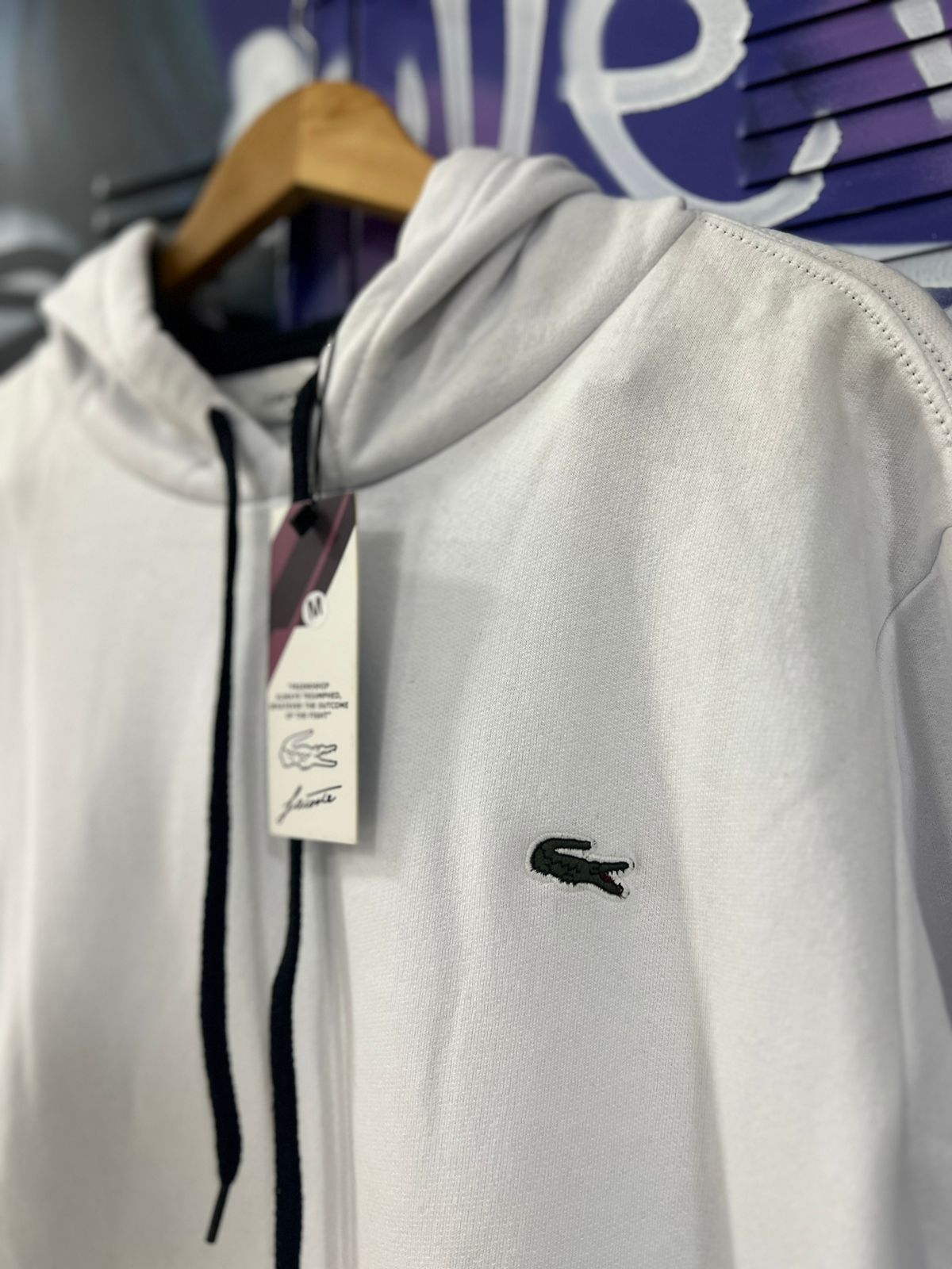 Blusa Moletom Lacoste Branco