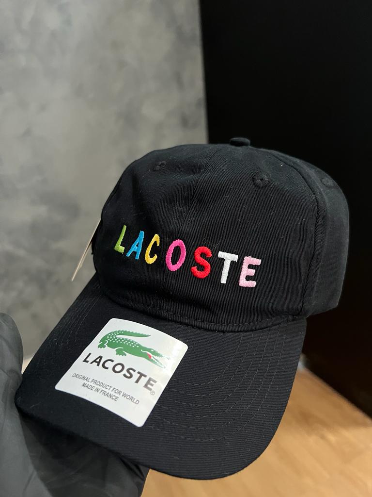 Letreiro Lacoste Preto