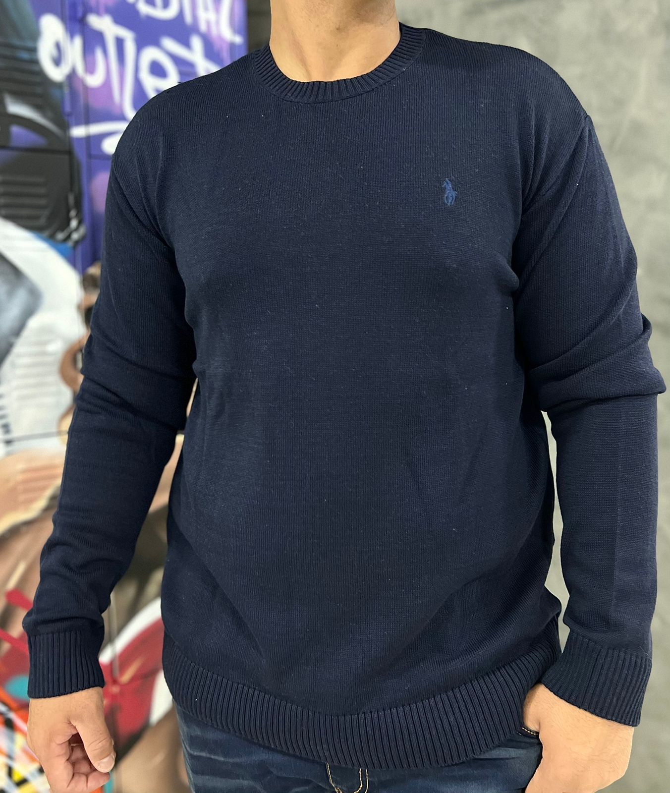 Suéter Ralph Lauren Azul