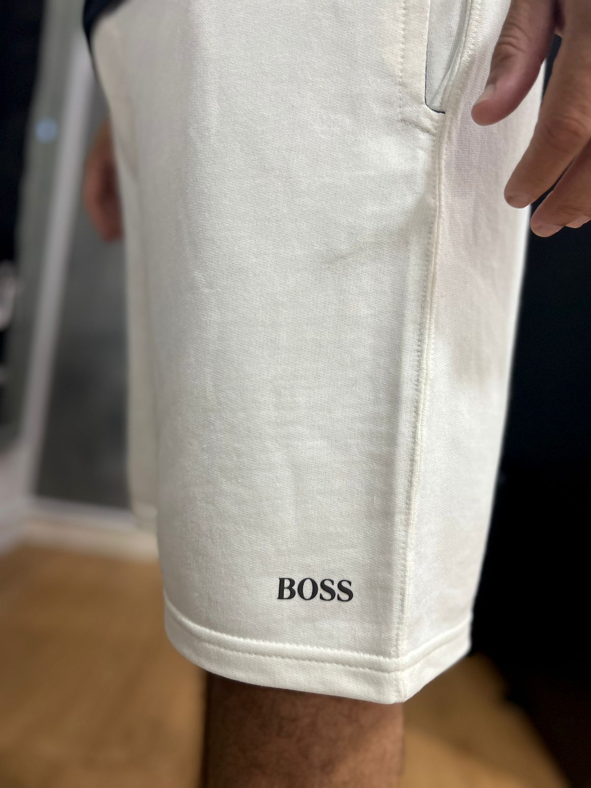 Bermuda  Moletom Hugo Boss Branco
