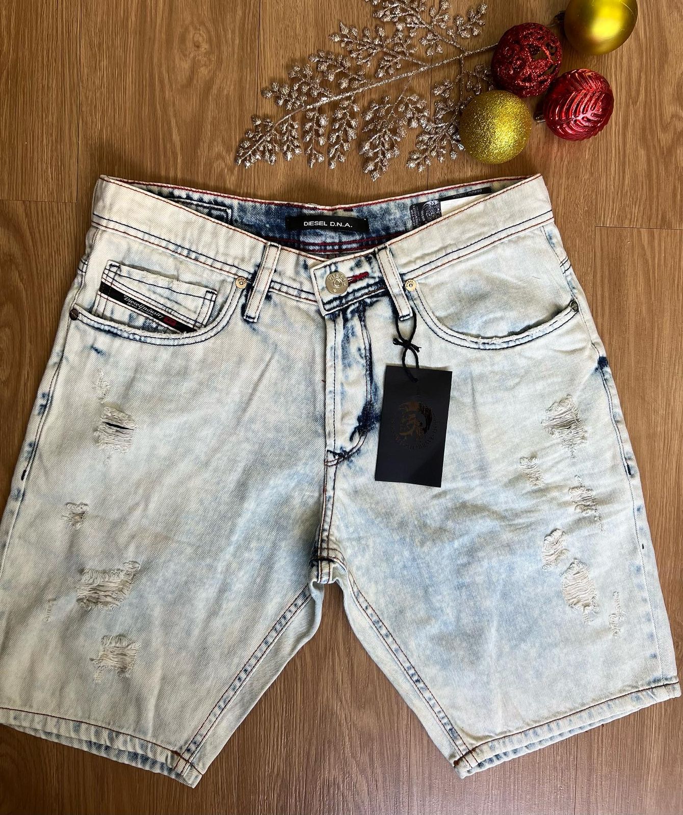 Bermuda Jeans Diesel Azul