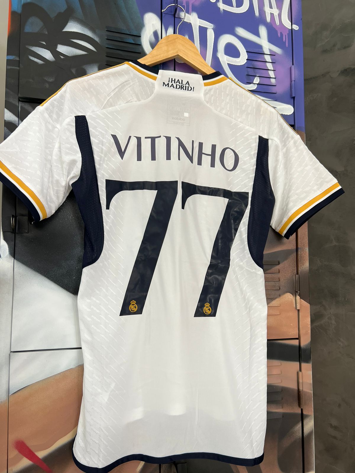 Camisa Real Madri Personalizada (Tecido Jogador) Nike Branco