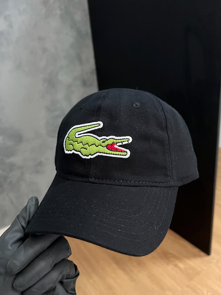 Boné Big Croc Lacoste Preto