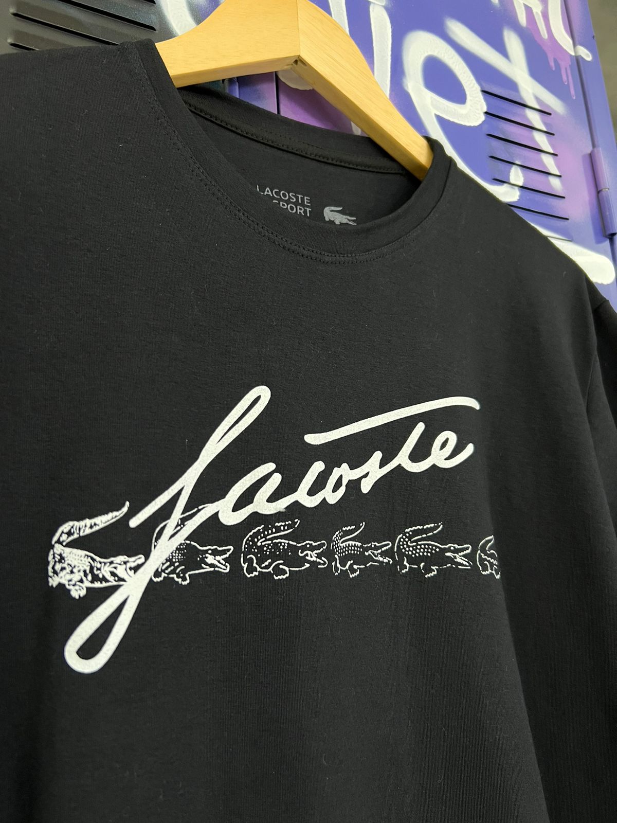 Camiseta Lacoste Preto