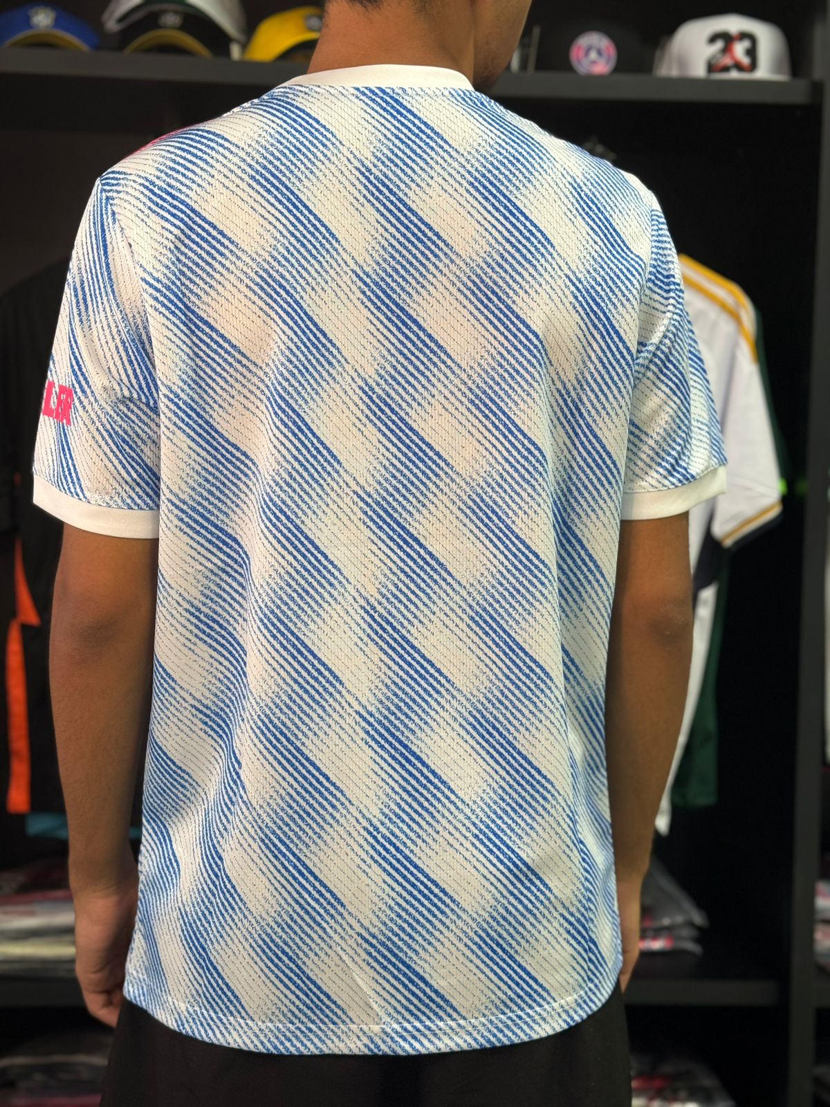 Manchester United Adidas Azul