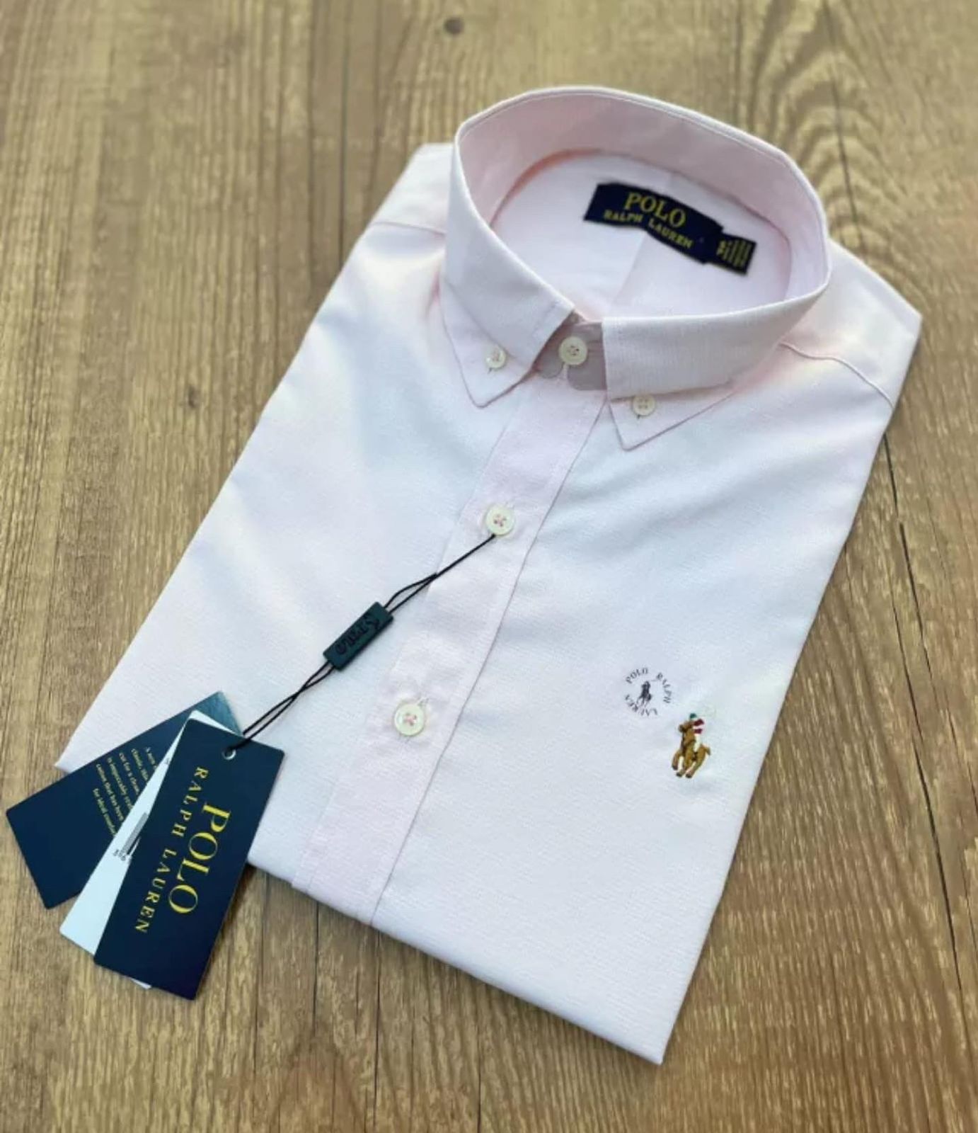 Camisa Social Ralph Lauren Rosa