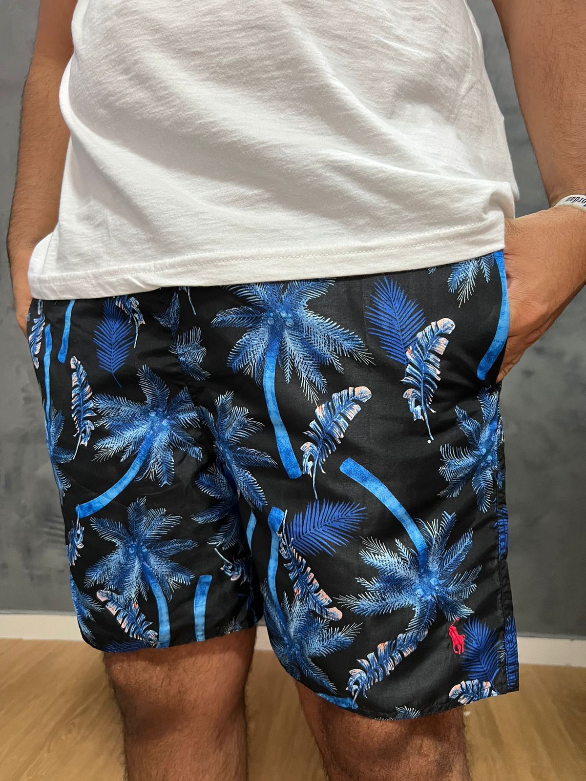 Shorts Praia Ralph Lauren Preto
