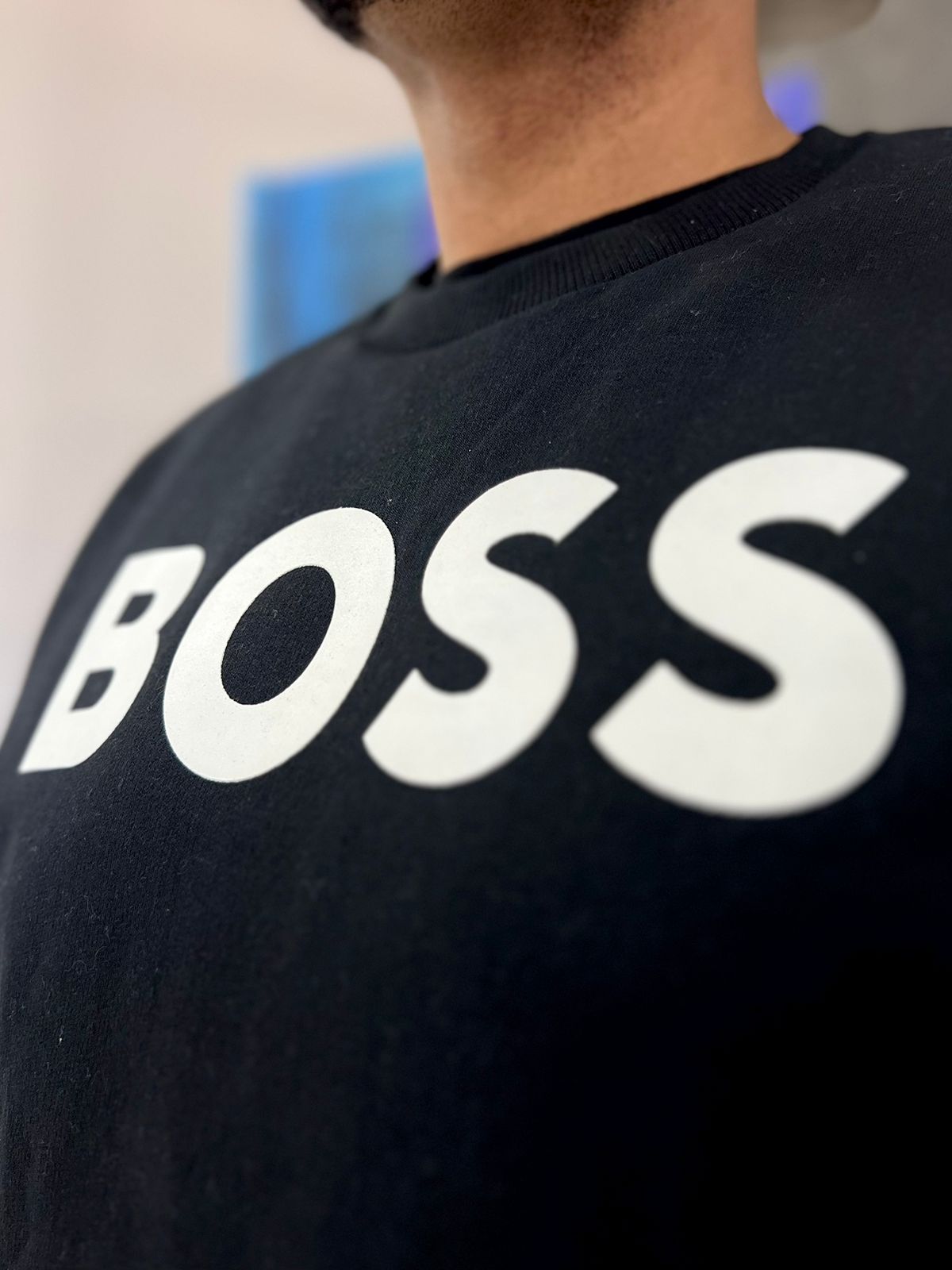 Blusa Moletom Hugo Boss Preto
