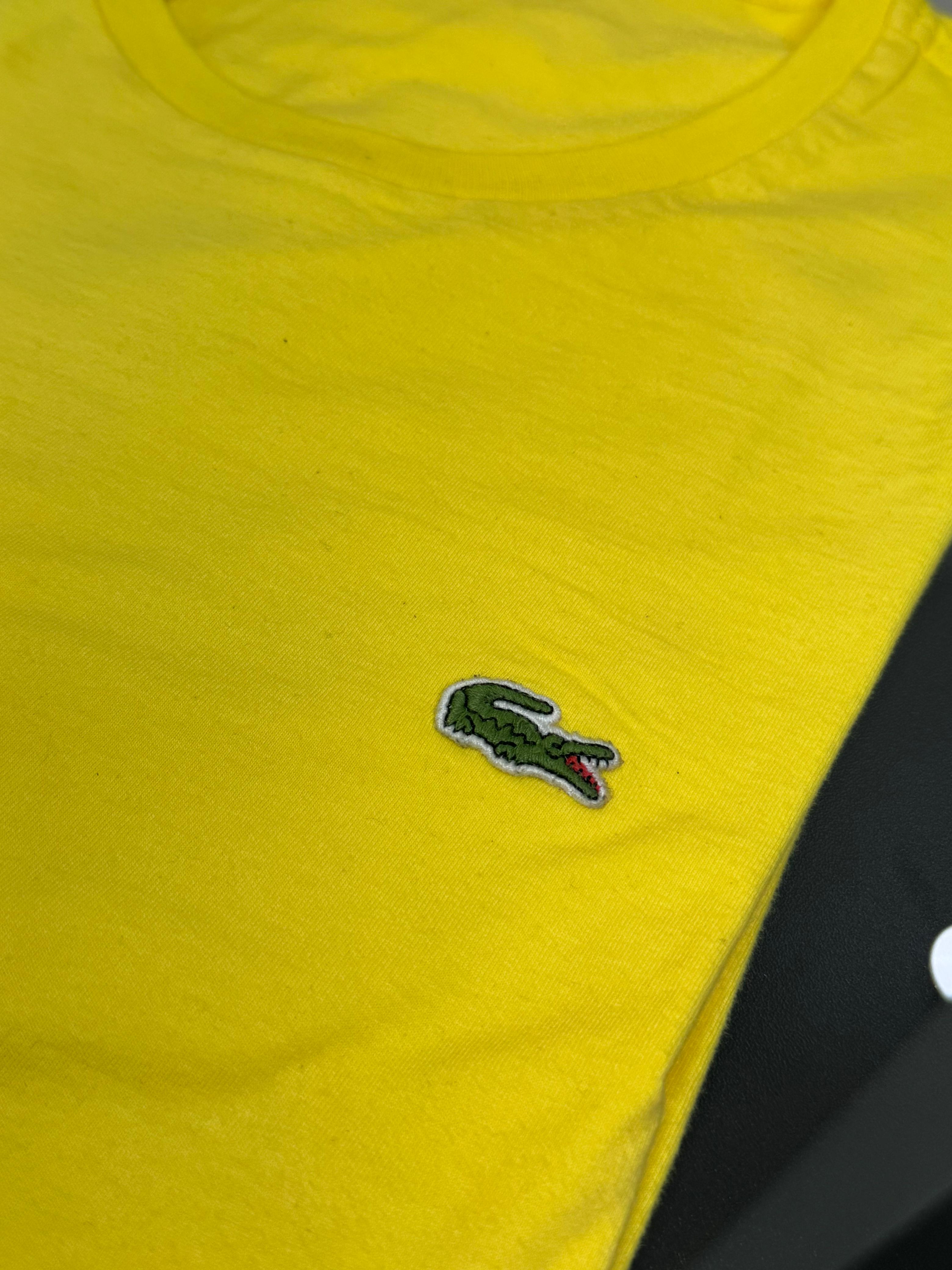 Camiseta Plus Size Lacoste Amarelo