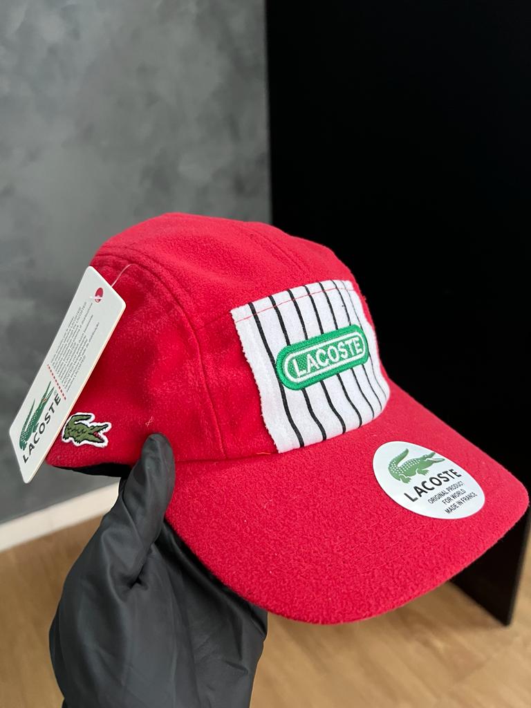 Camurça Lacoste Vermelho