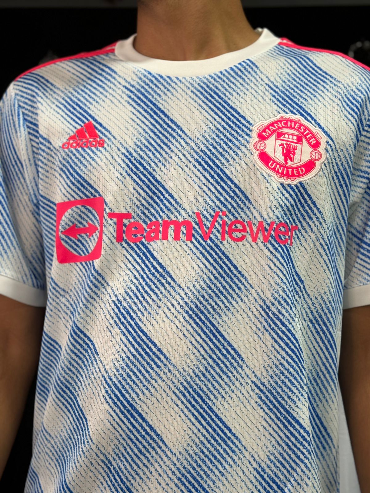 Manchester United Adidas Azul