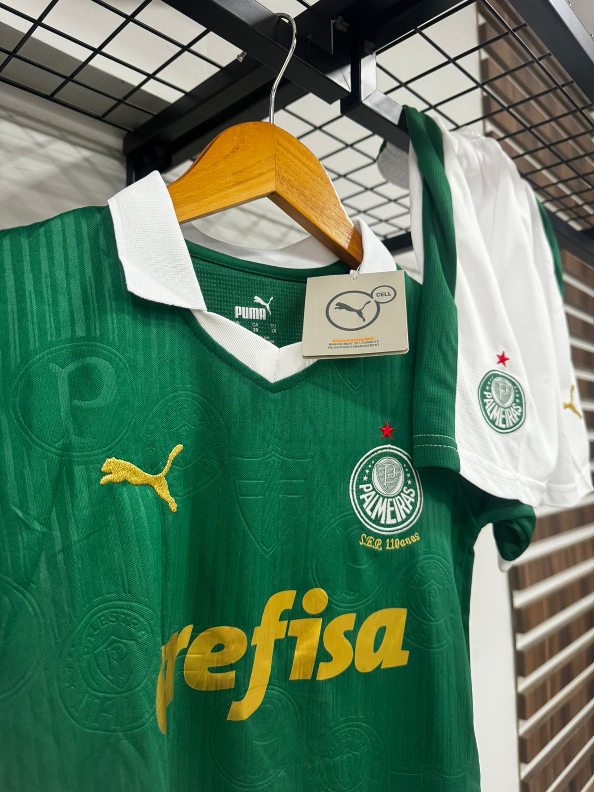 Conjunto Infantil Palmeiras Puma Verde