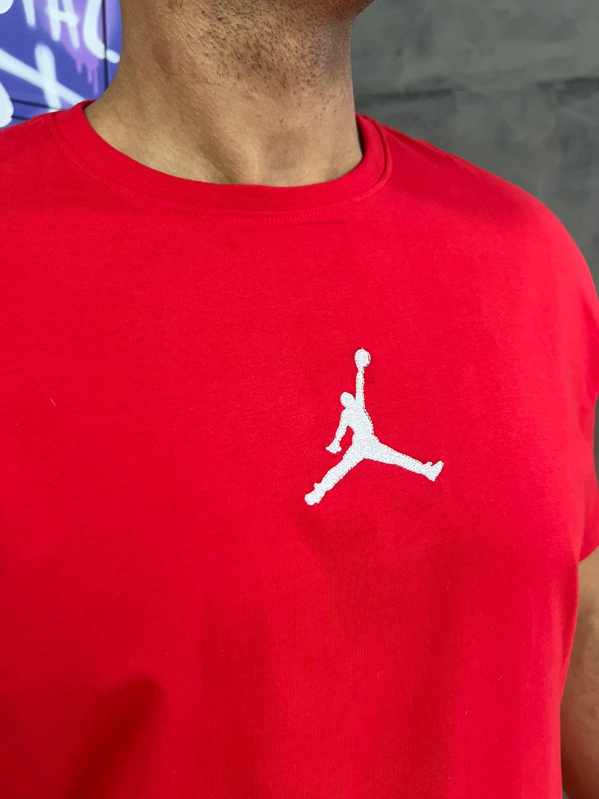 Camiseta Linha Confort Jordan Vermelho