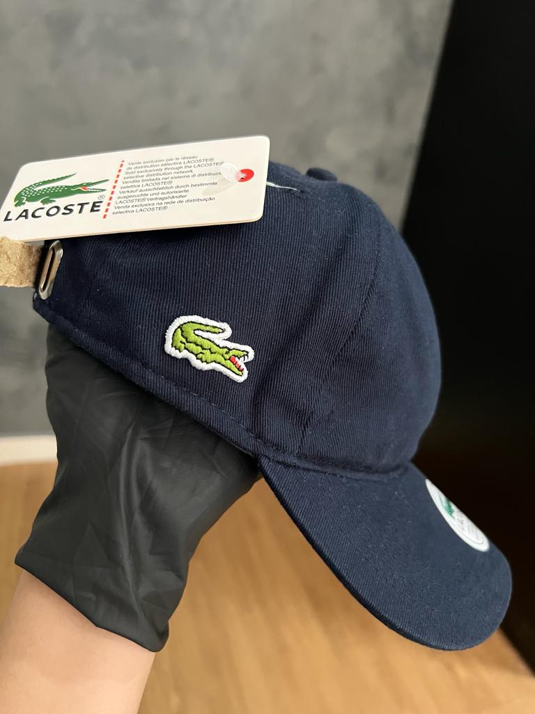 Lateral Lacoste Azul