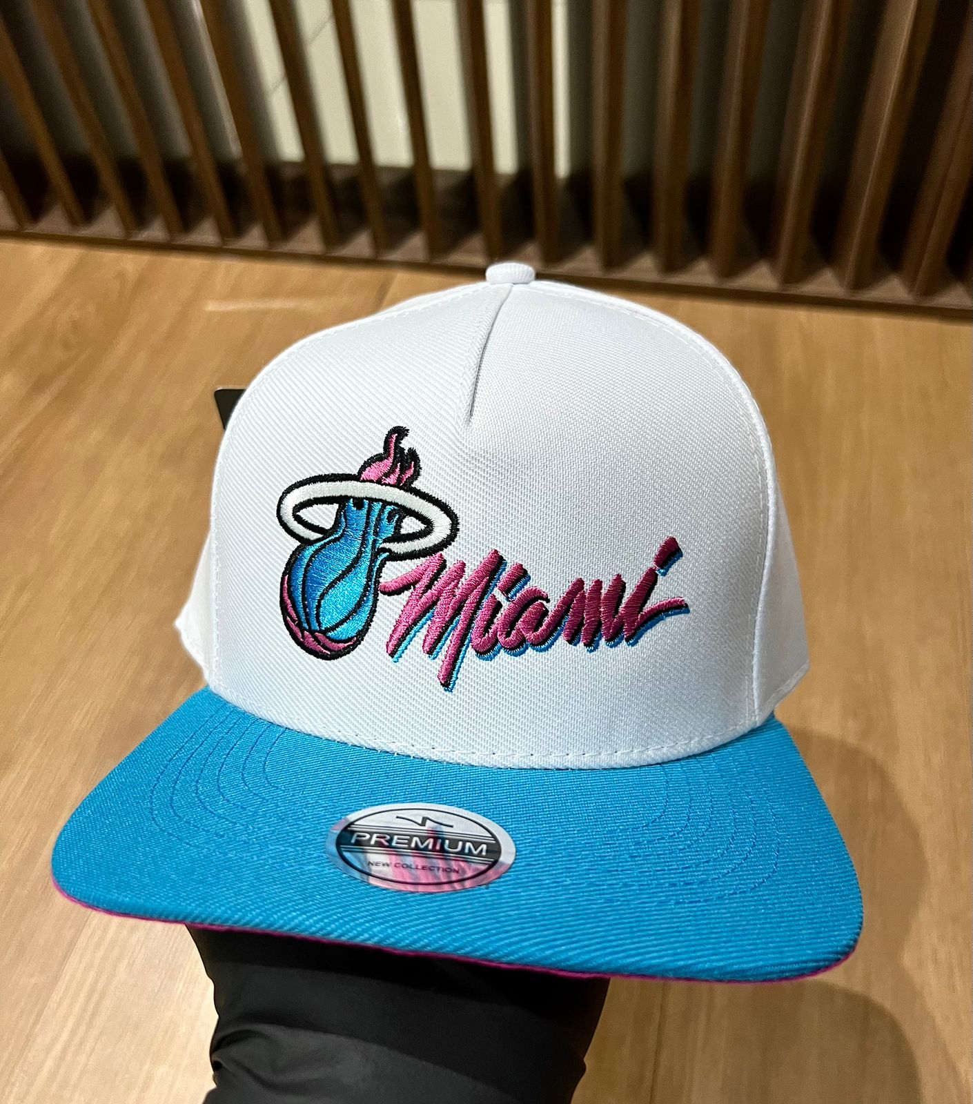Boné Miami Heat New Era Branco
