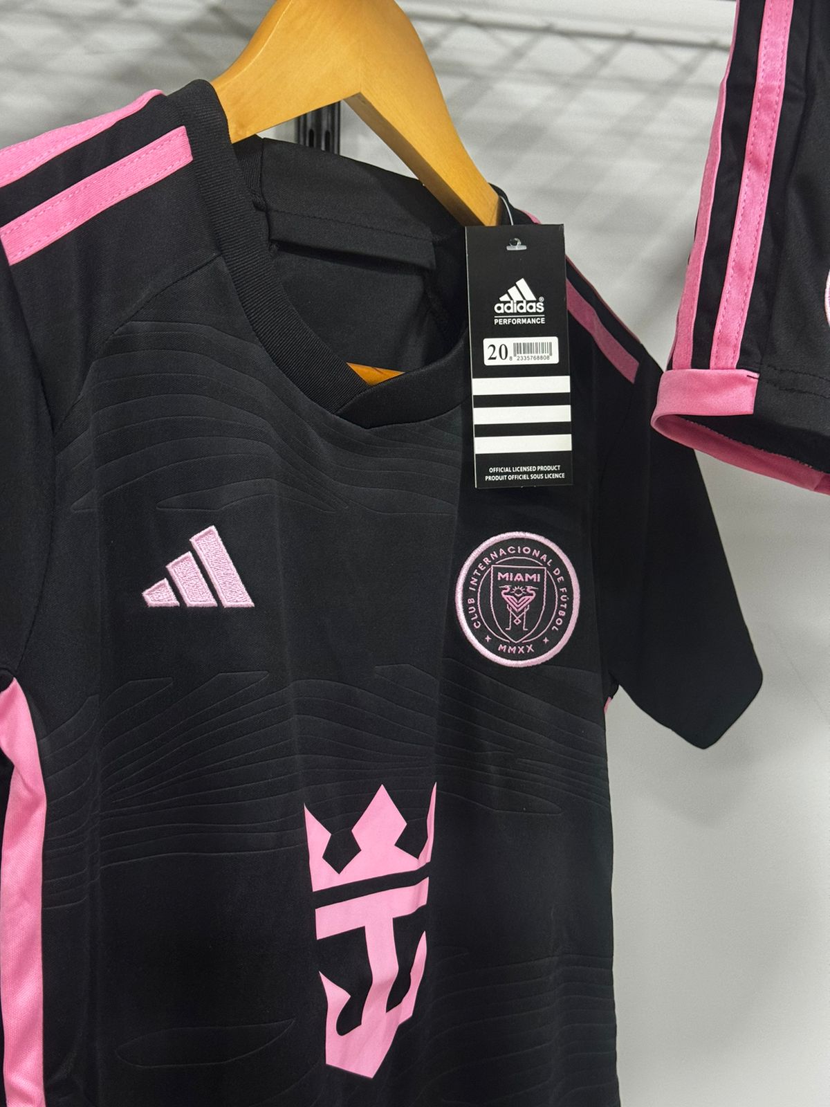 Conjunto Infantil Miami  24/25 Adidas Preto