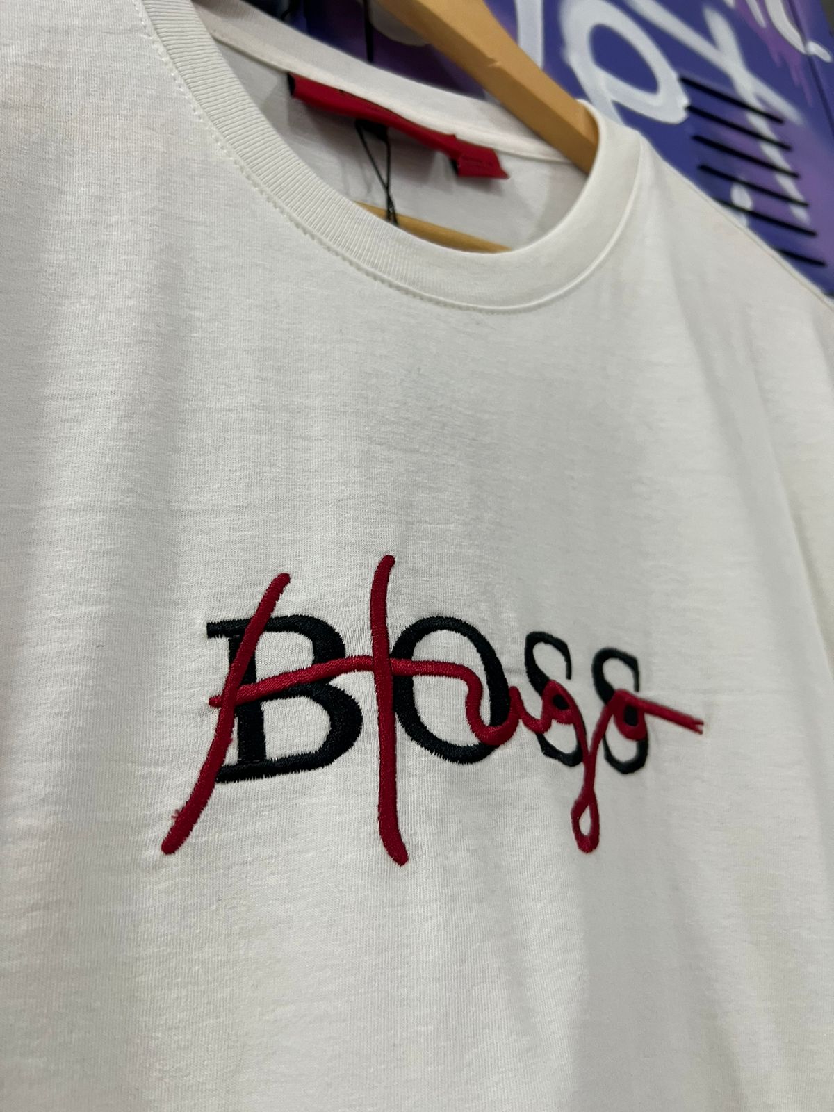 Camiseta Linha Griff Hugo Boss Branco
