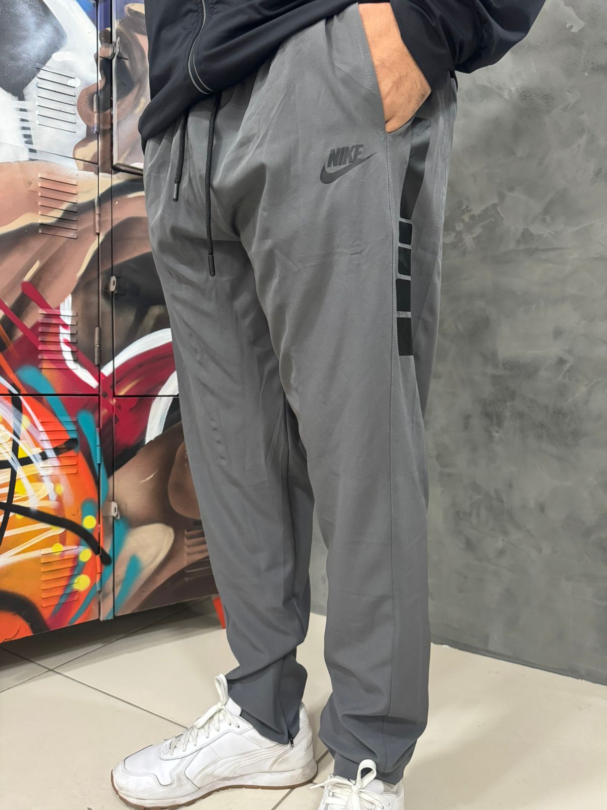 Calça Drifit Nike Cinza