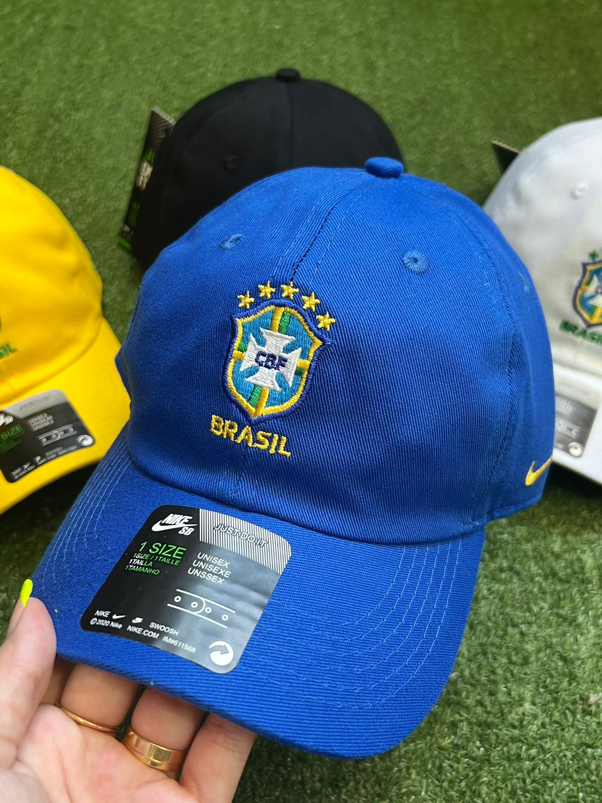 Boné Do Brasil Nike Azul