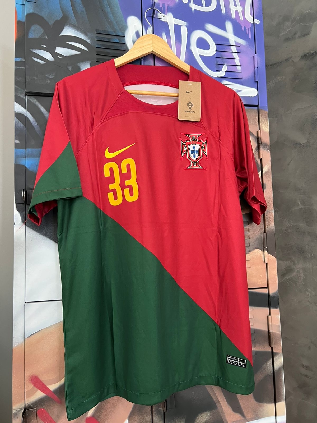 Camisa Portugal Personalizada Nike Vermelho