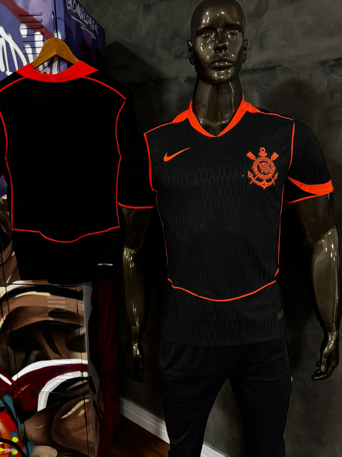 Corinthians III 2025/26 Modelo jogador Nike Preto