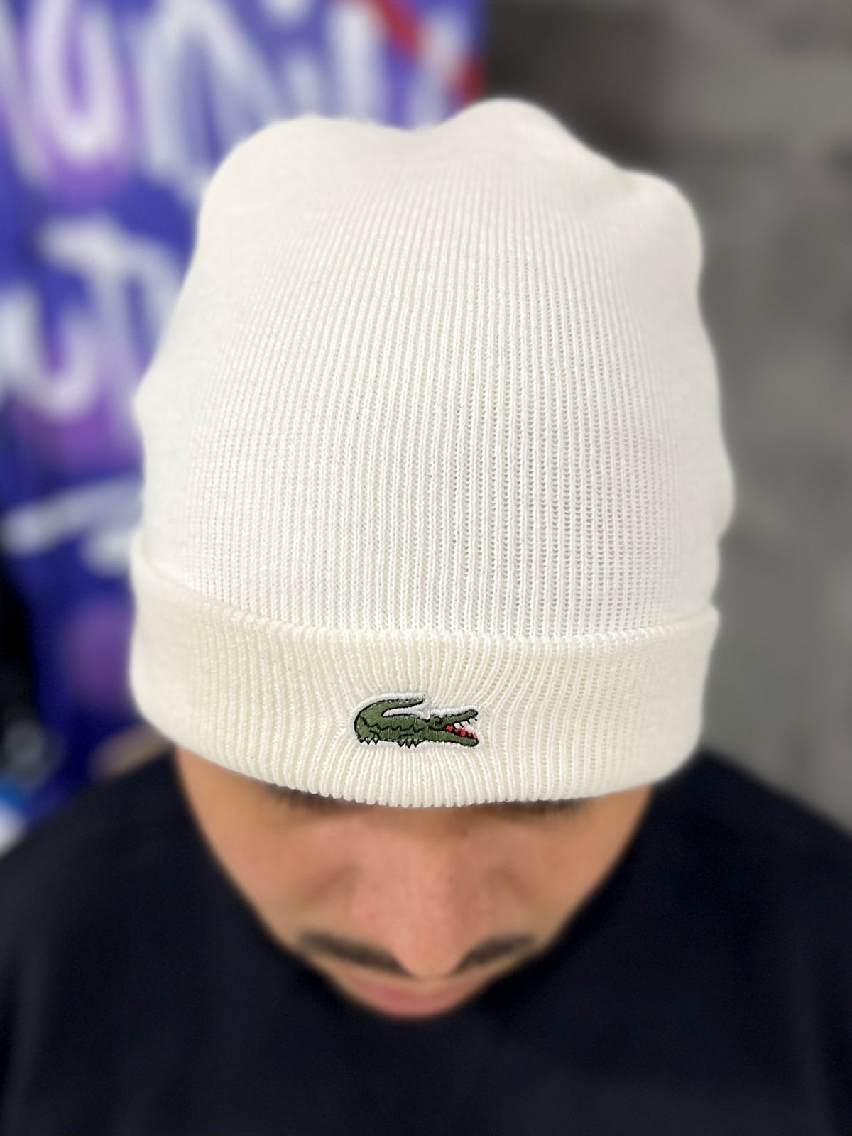 Touca Lacoste Branco