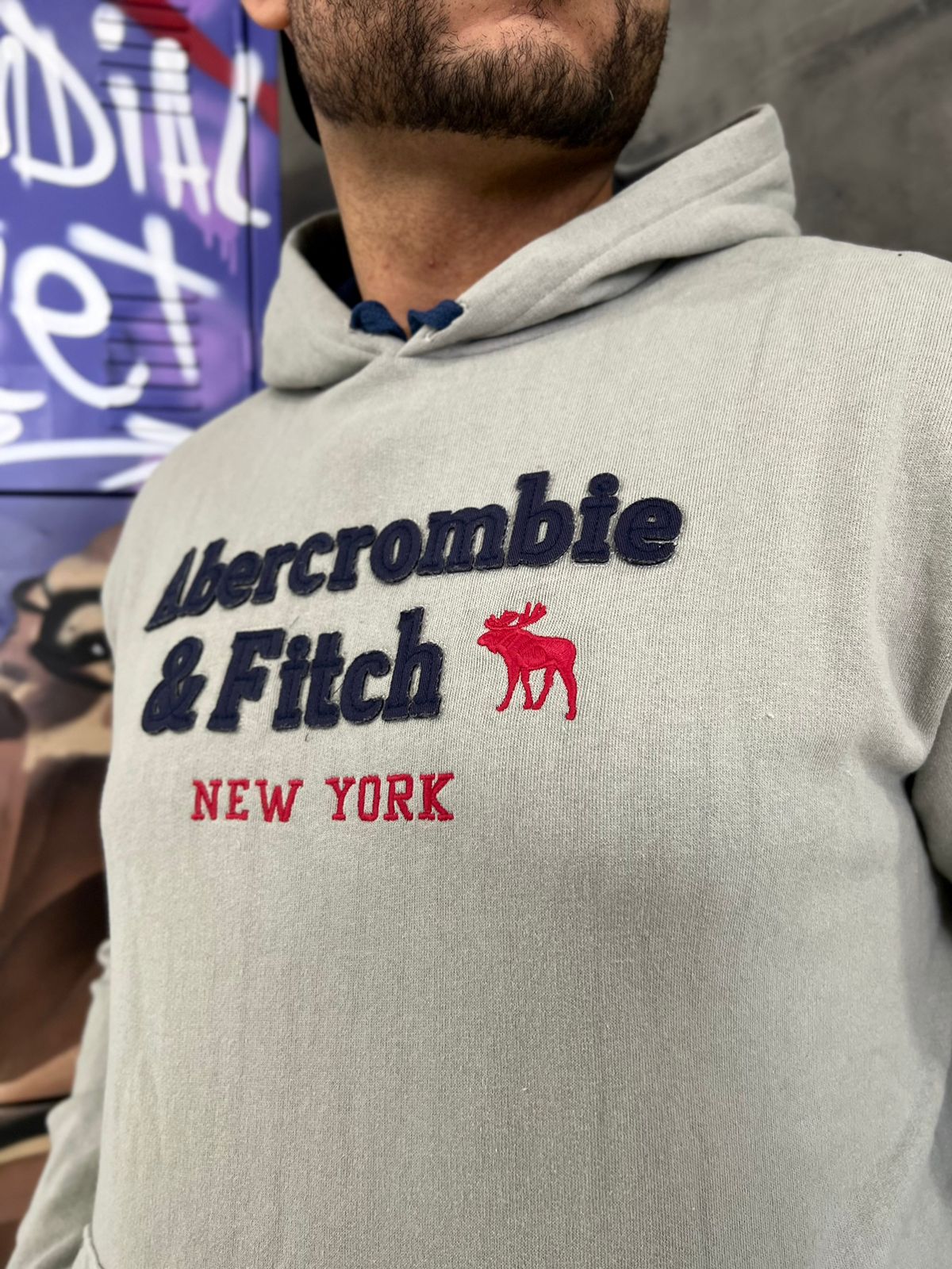 Blusa Importada Abercrombie Cinza