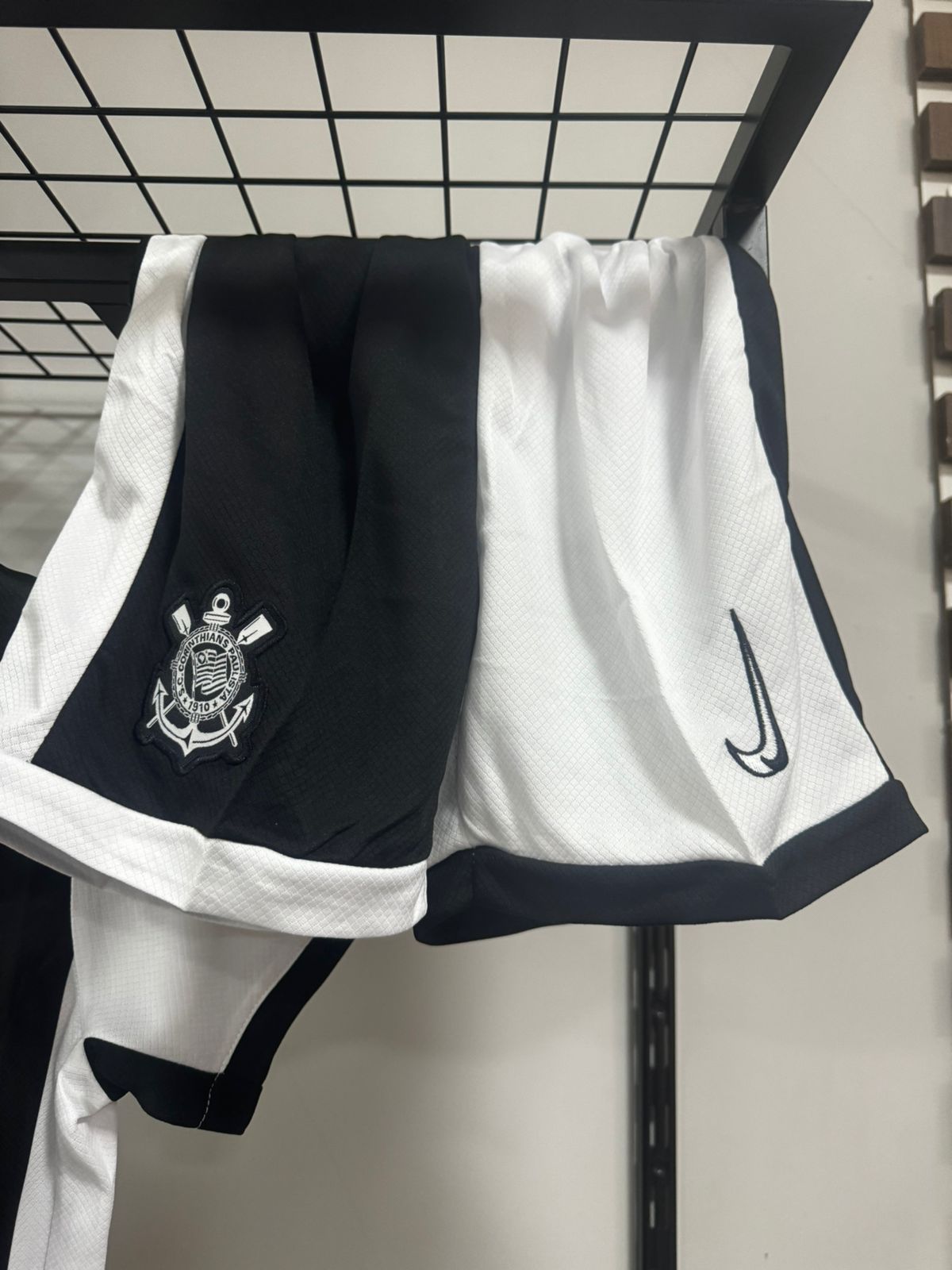 Conjunto Infantil Corinthians III 2024/25 Nike Preto