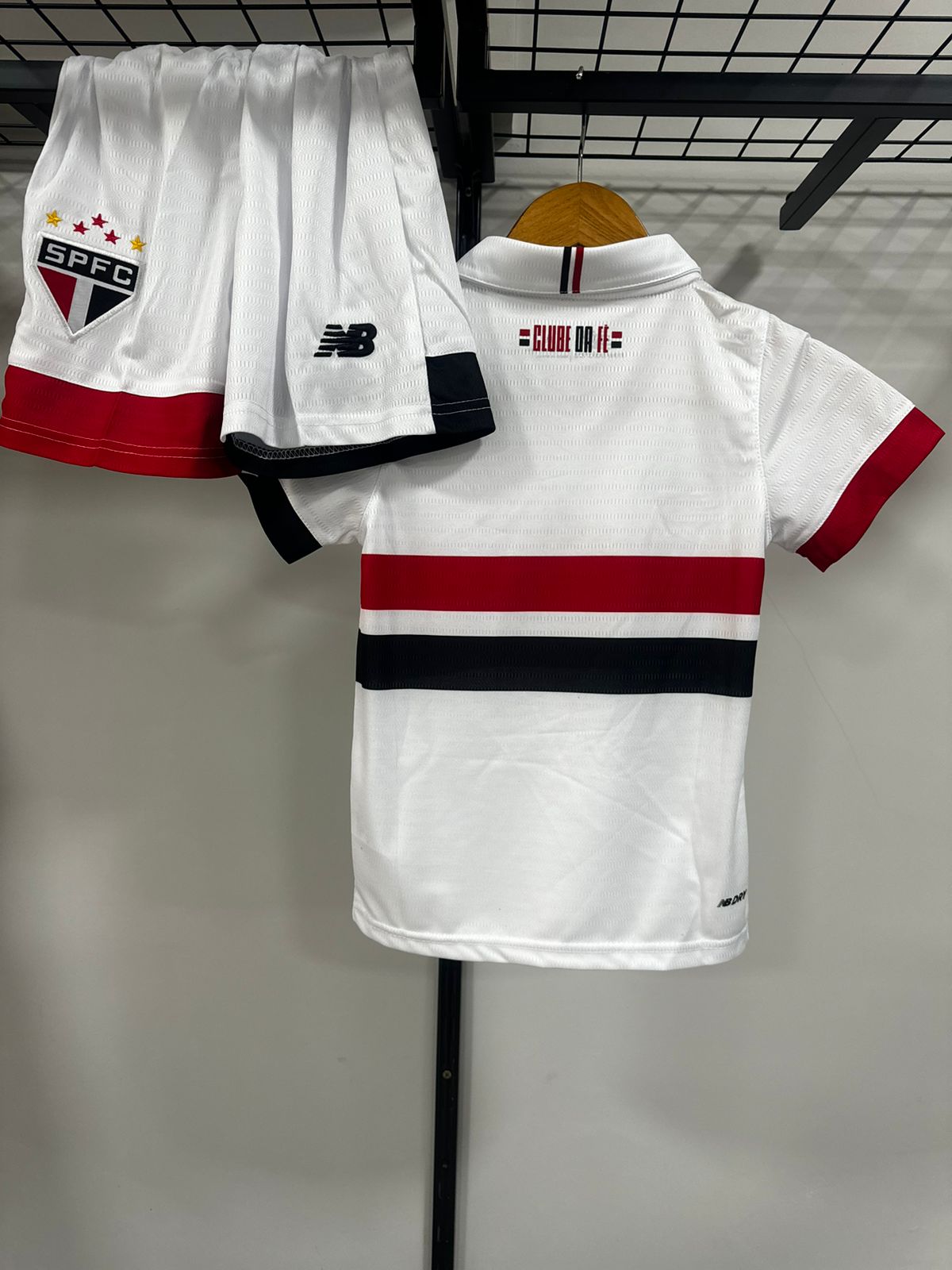 Conjunto São Paulo I 24/25 New Balance Branco