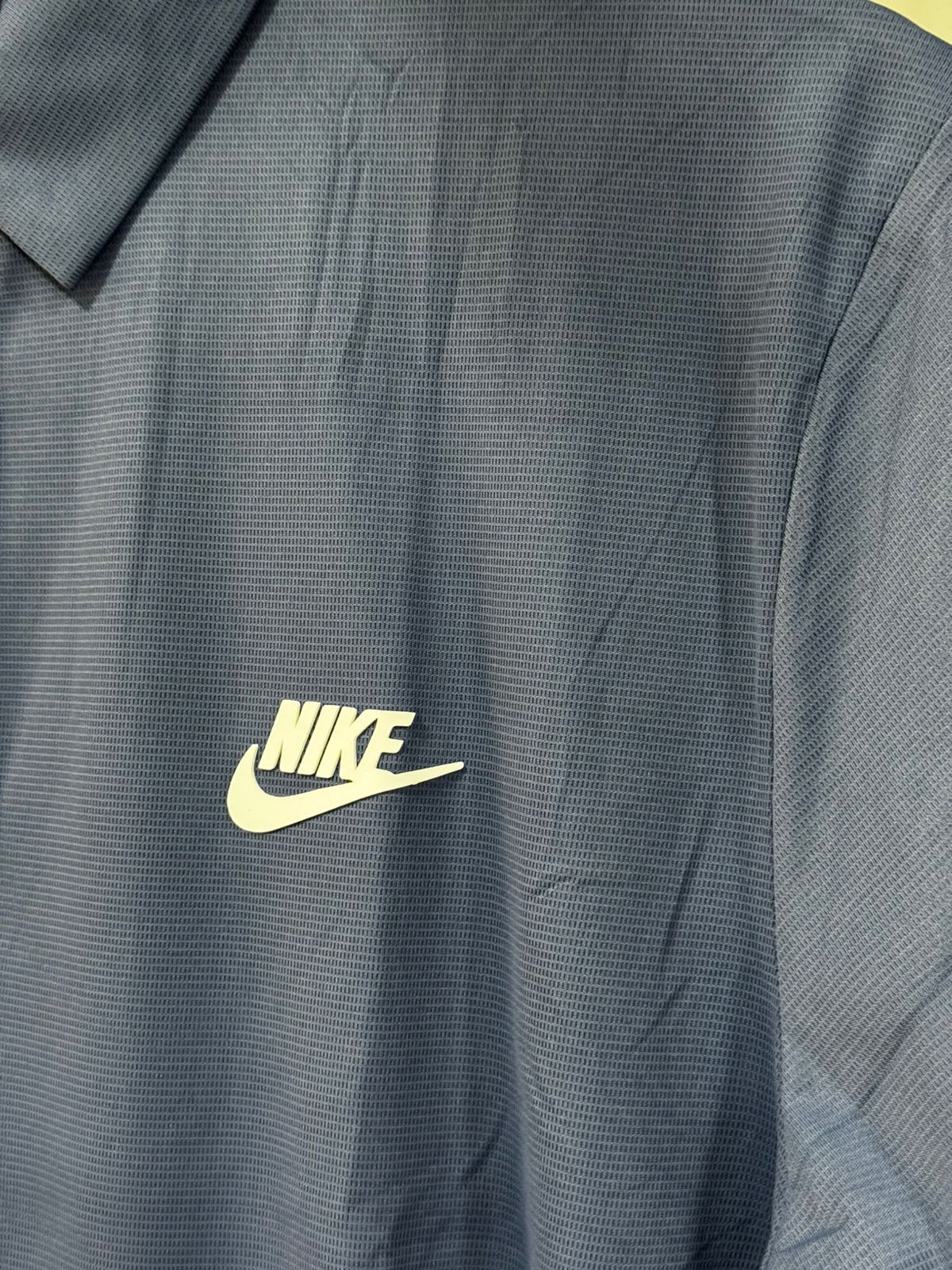 Camisa Gola polo poliamida Nike Azul