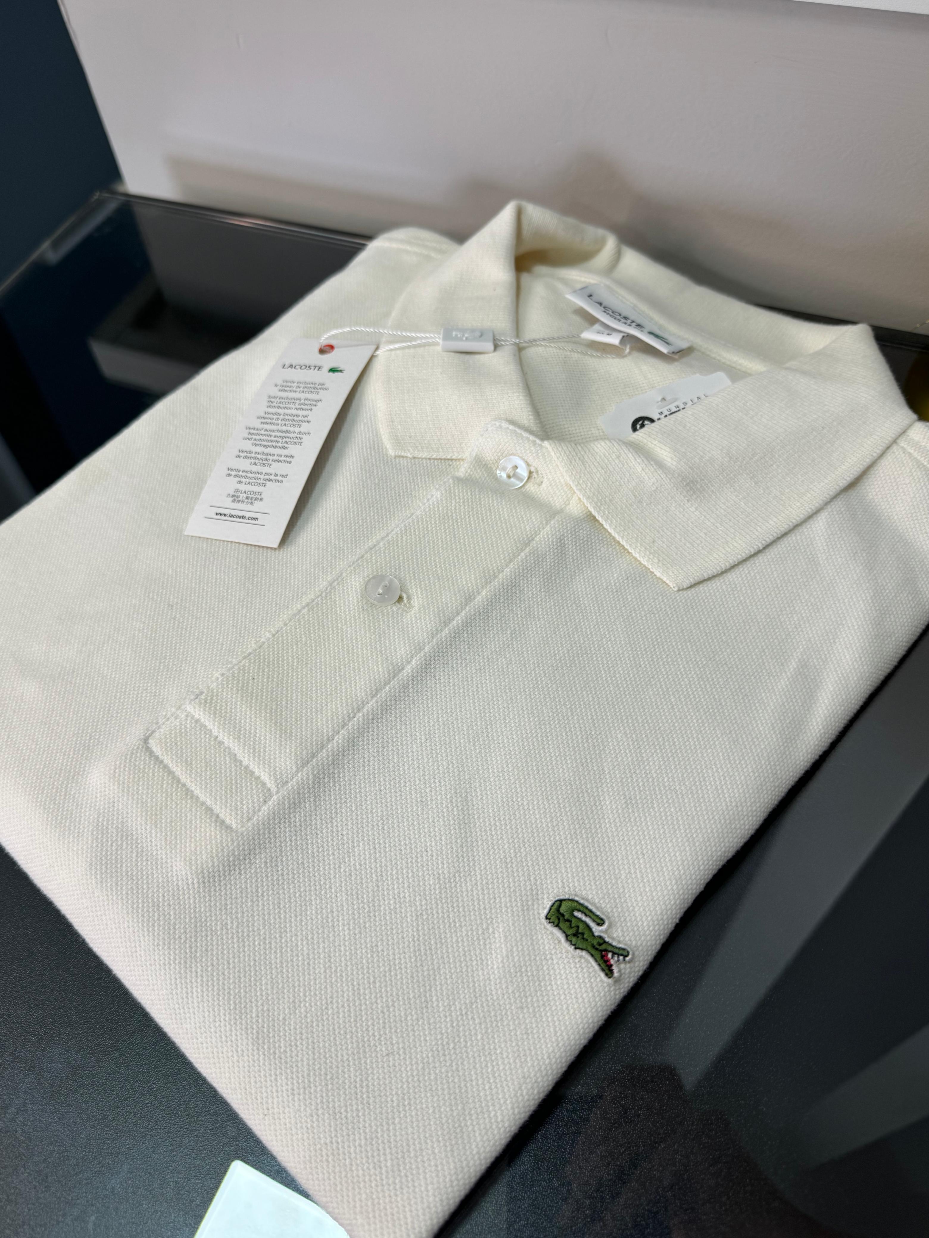 Gola Polo Lacoste Branca