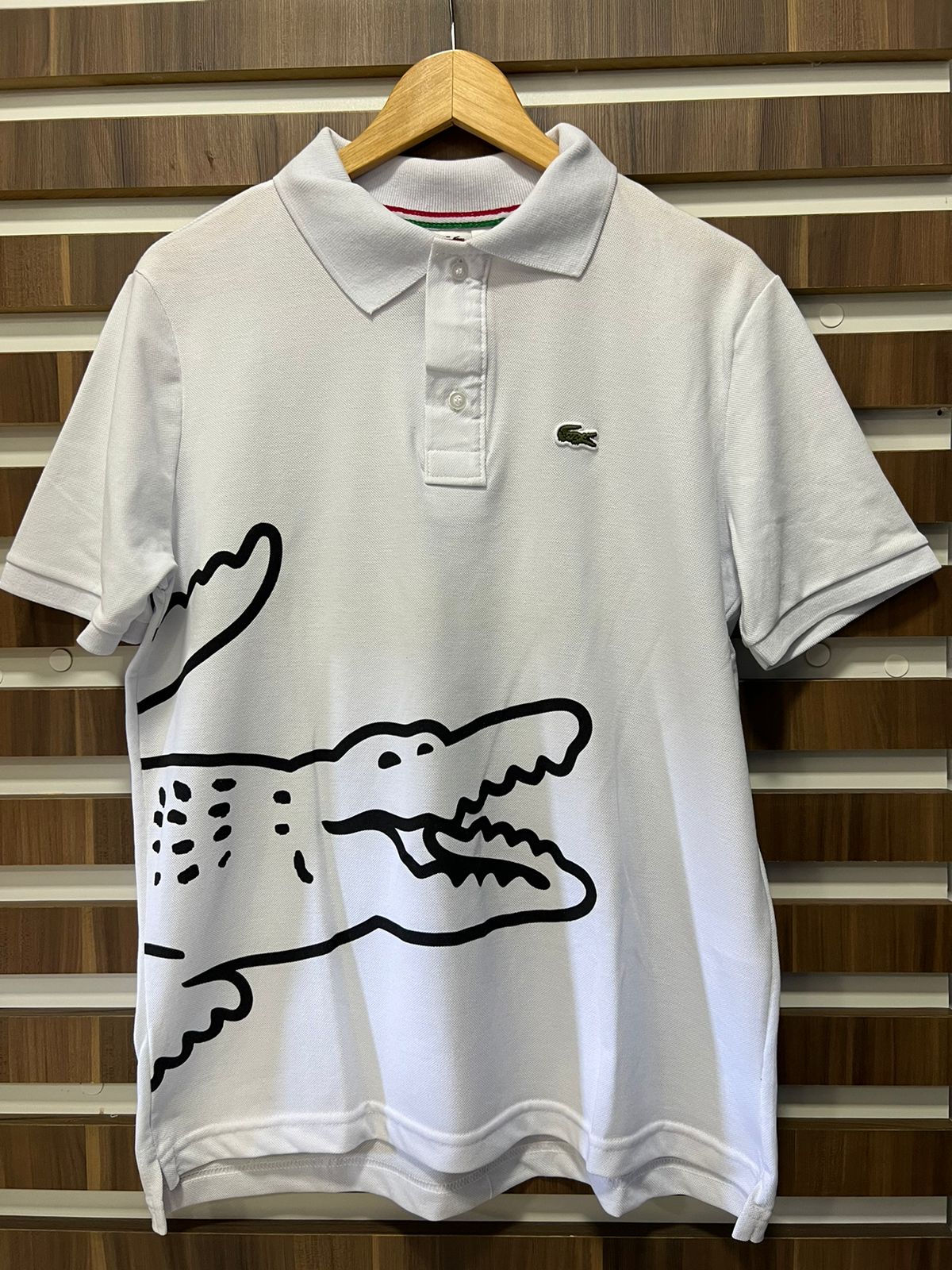 Gola Polo Lacoste Branca