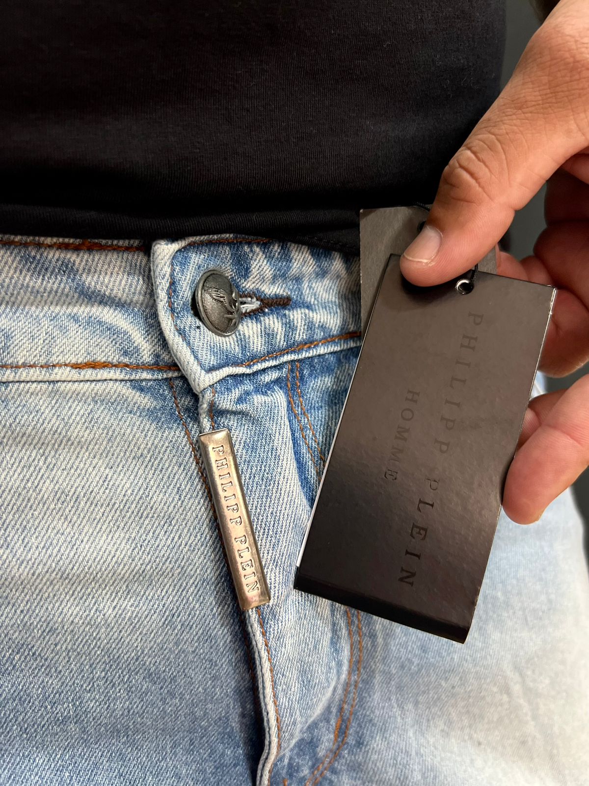 Bermuda Jeans Philipp Plein Azul