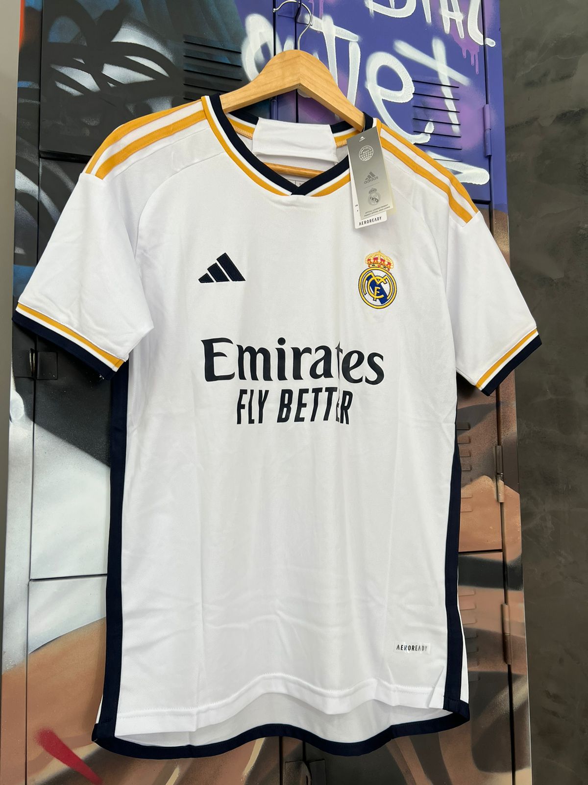 Camisa Real Madri Personalizada Nike Branco