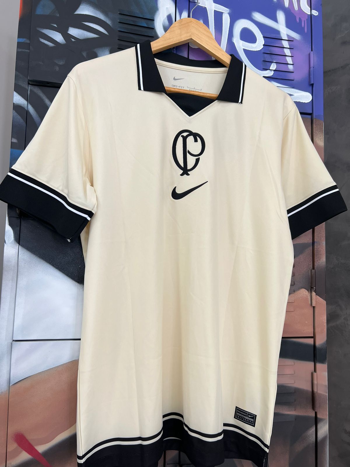 Camisa Corinthians Personalizada Nike Bege