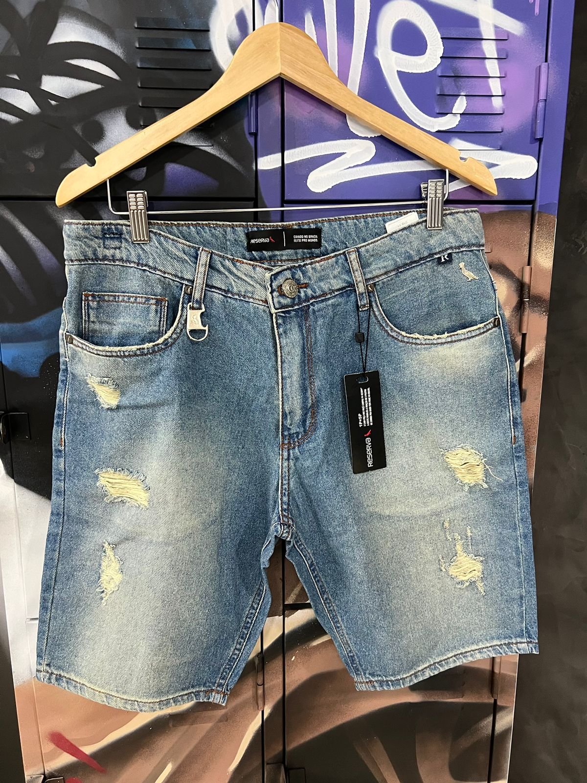 Bermuda Jeans Reserva Azul